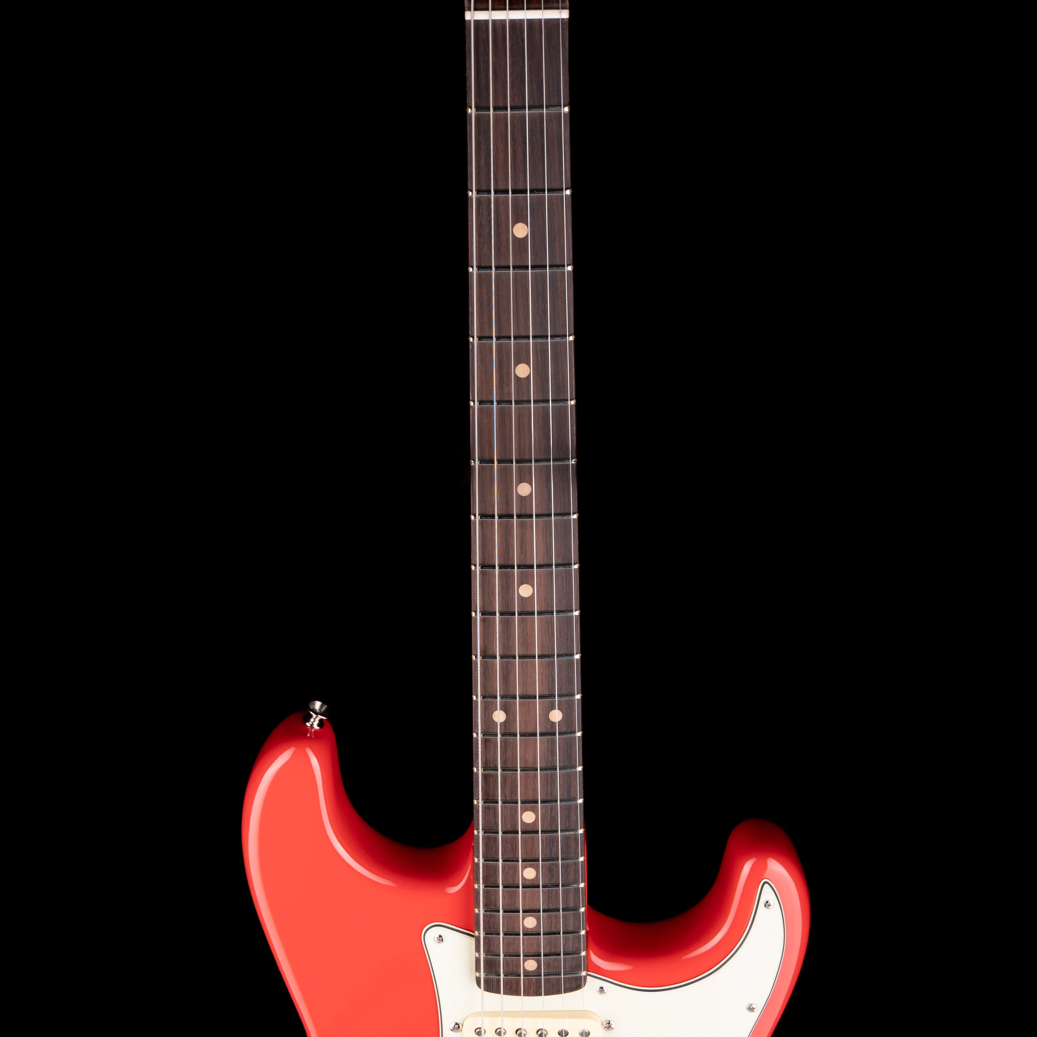 Fender Limited Edition American Vintage II 1961 Stratocaster AAA Flame Maple Fiesta Red With Case - Image 7