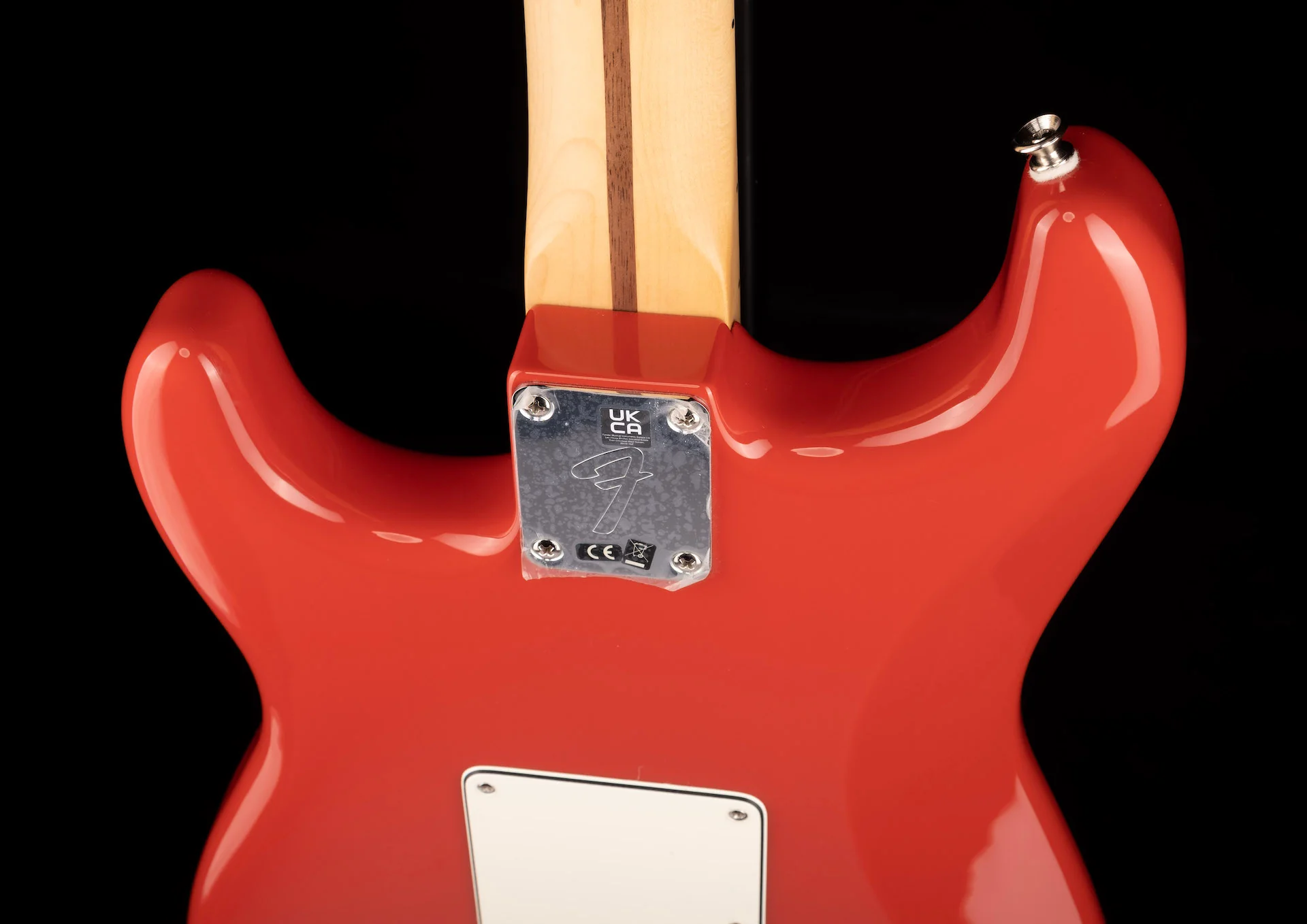 Fender Limited Edition Deluxe Player Strat HSS Fiesta Red With Matching Headcap - Image 13