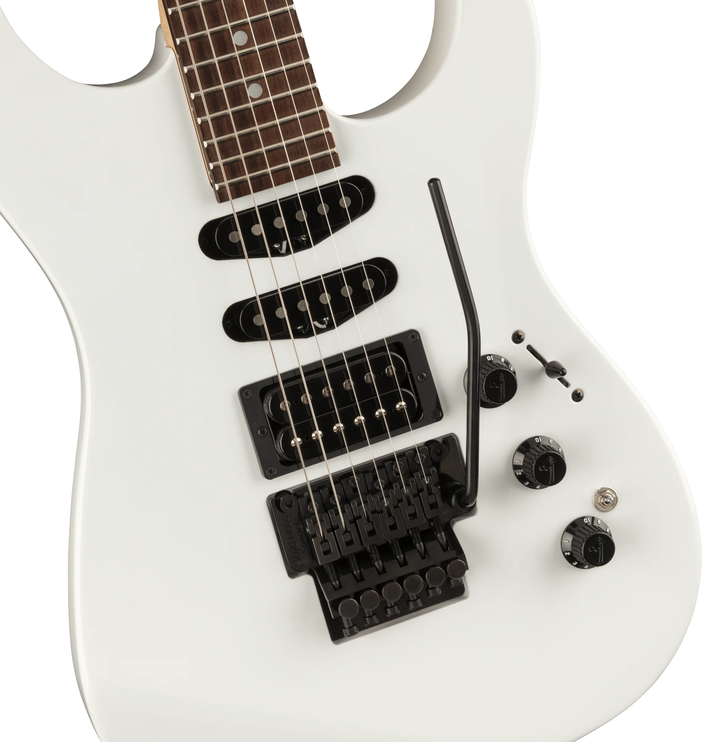 Fender Limited Edition HM Strat Rosewood Fingerboard Bright White Electric Guitar - Image 3