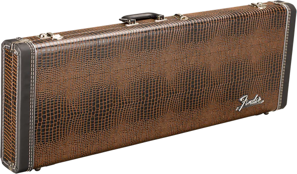 Fender Limited Edition Legacy Series 2 Tone Gator Wood Case Strat/Tele Hard Case