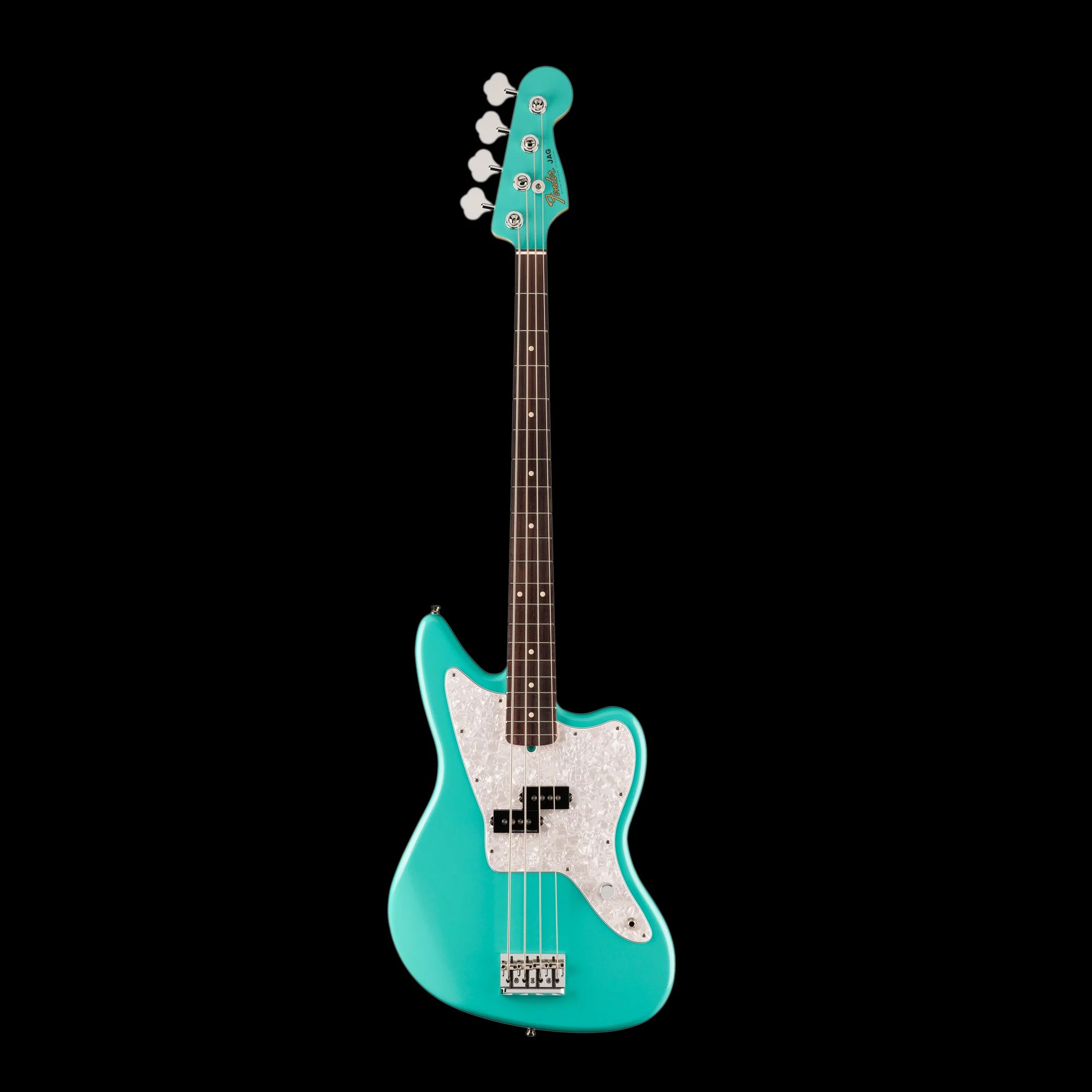 Fender Limited Edition Mark Hoppus Jaguar Bass Sea Foam Green With Gig Bag - Image 2