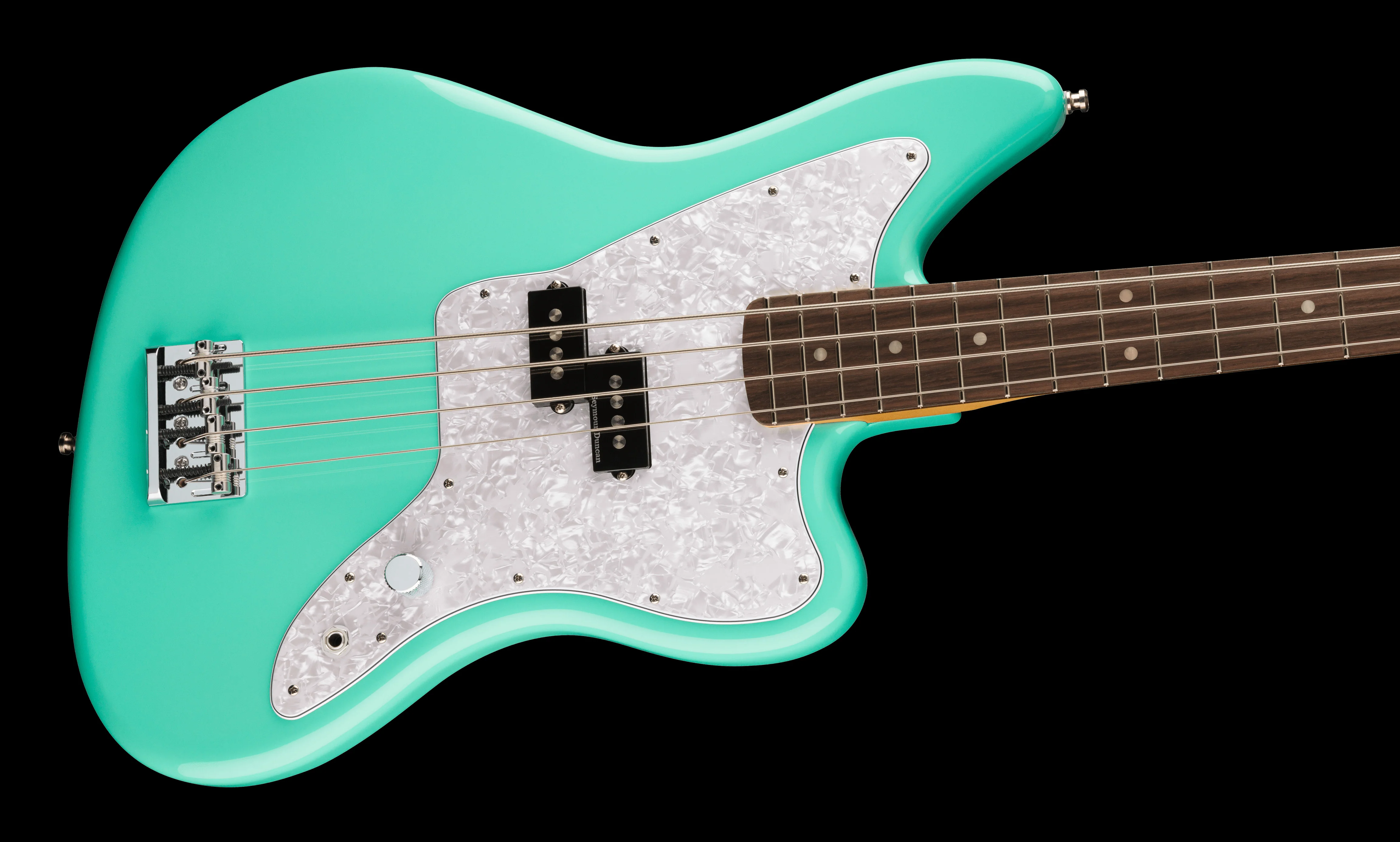 Fender Limited Edition Mark Hoppus Jaguar Bass Sea Foam Green With Gig Bag - Image 3