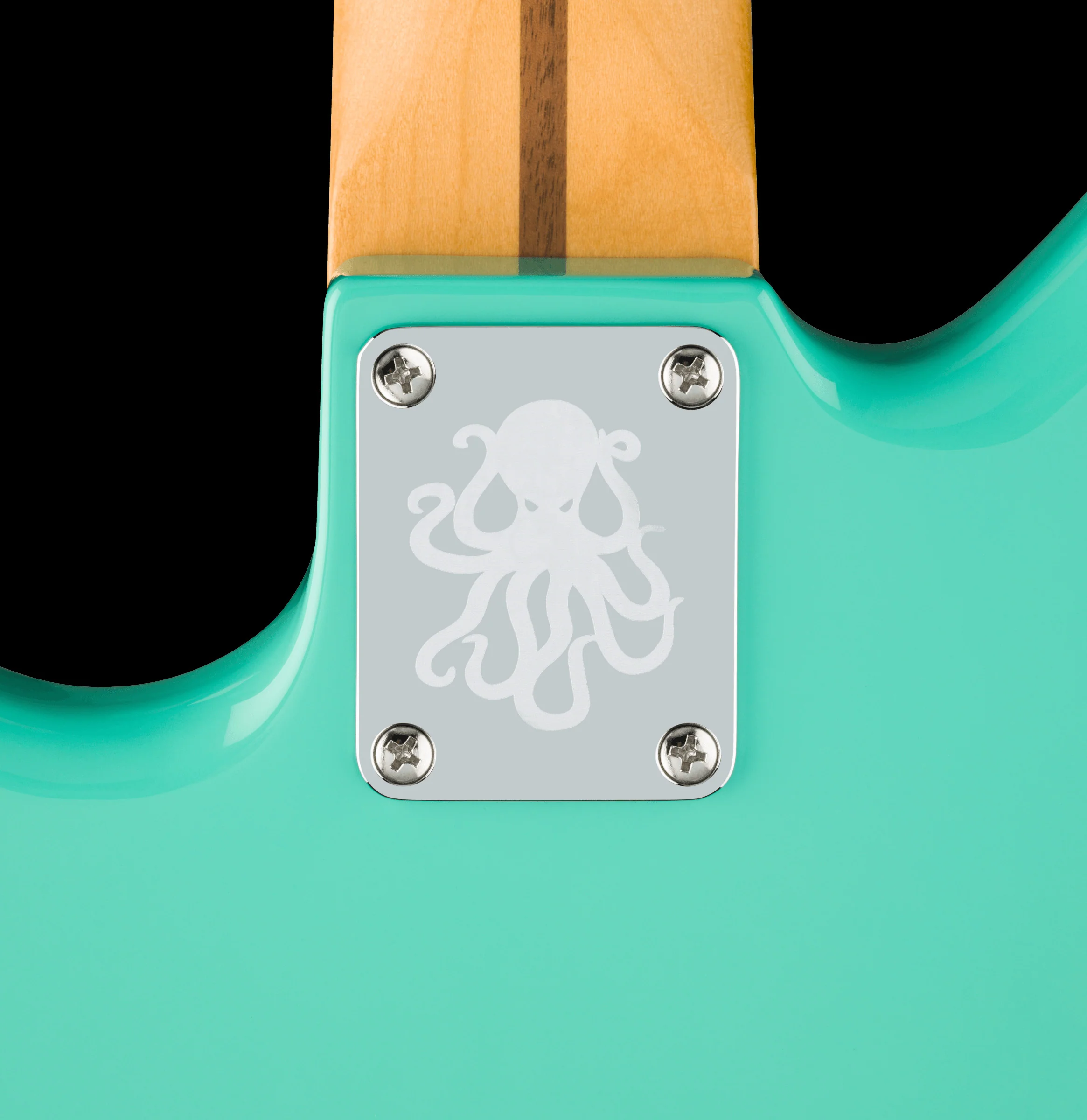 Fender Limited Edition Mark Hoppus Jaguar Bass Sea Foam Green With Gig Bag - Image 5