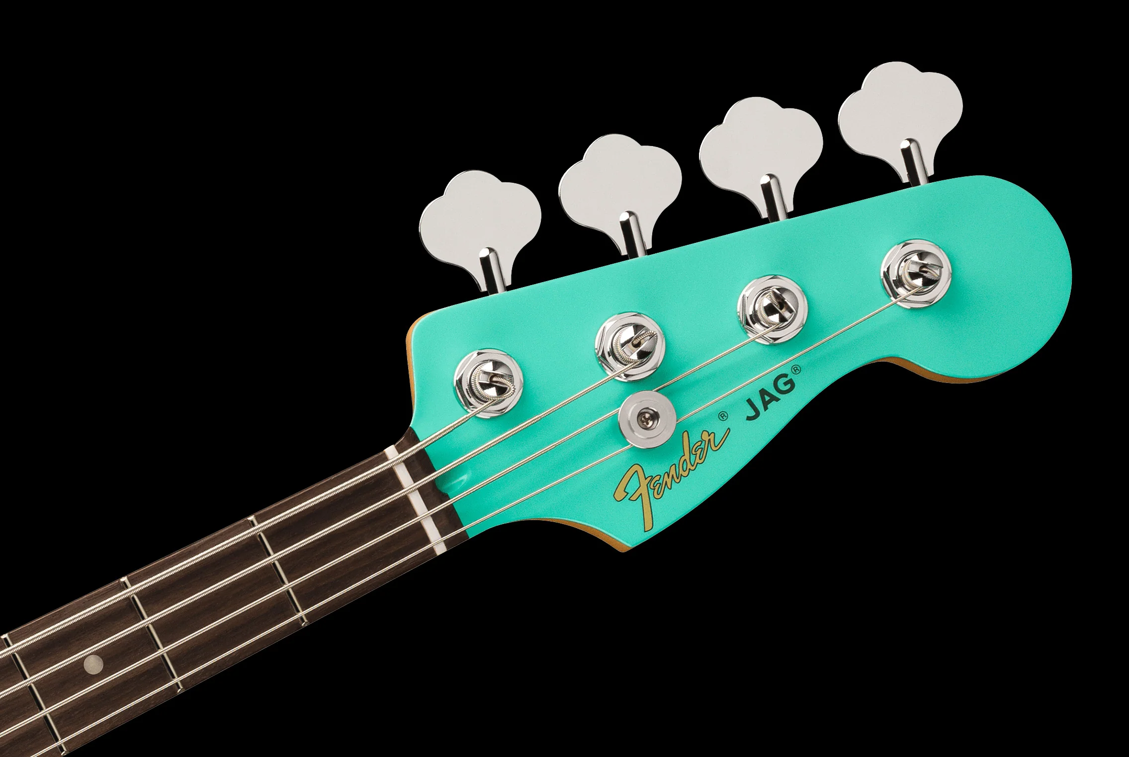 Fender Limited Edition Mark Hoppus Jaguar Bass Sea Foam Green With Gig Bag - Image 7