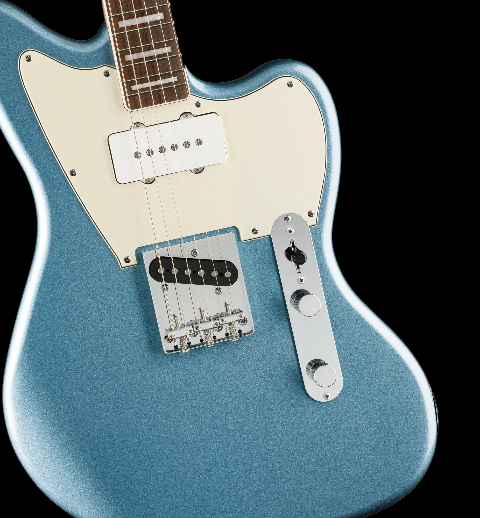 Squier Limited Edition Paranormal Offset Telecaster SJ Ice Blue Metallic - Image 4