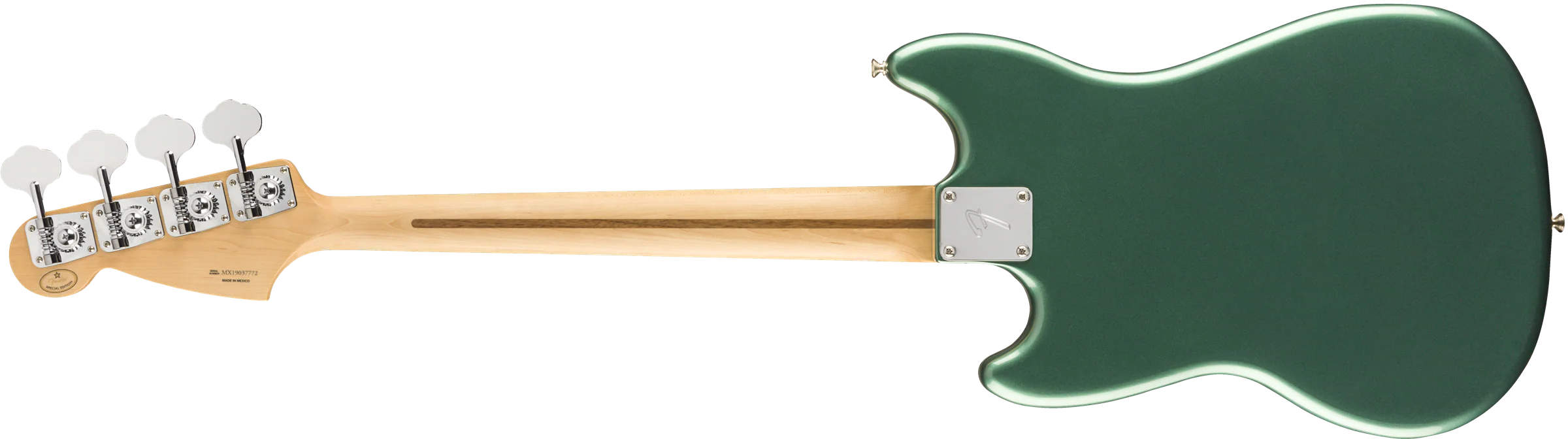Fender Limited Edition Player Mustang Bass PJ Sherwood Green Metallic - Image 3
