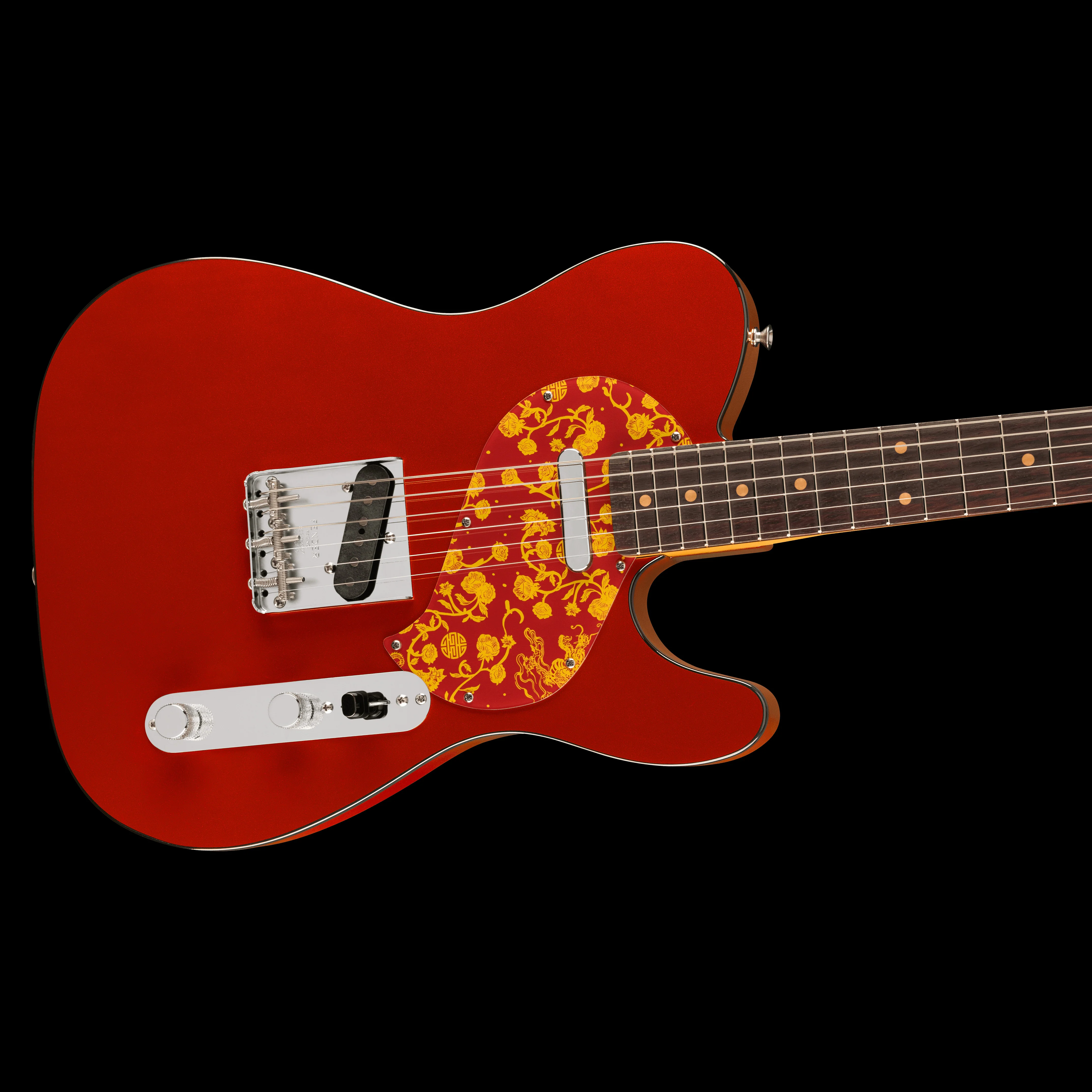 Used Fender Limited Edition Artist Series Raphael Saadiq Telecaster Dark Metallic Red - Demo - Image 5