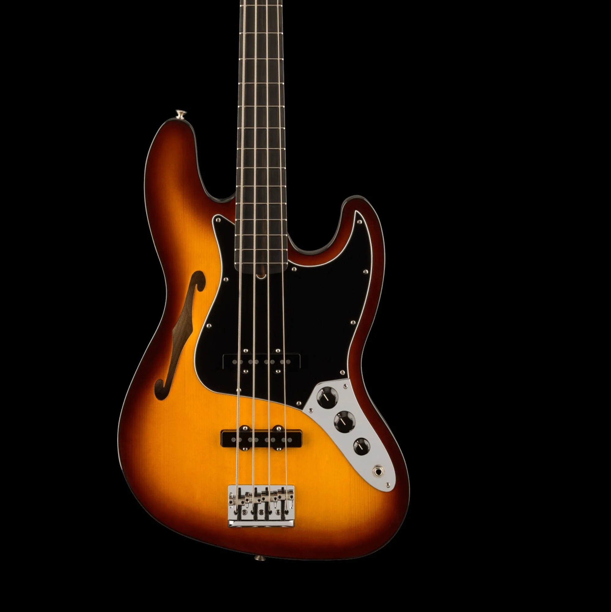 Fender Limited Edition Suona Jazz Bass Thinline Ebony Fingerboard Violin Burst