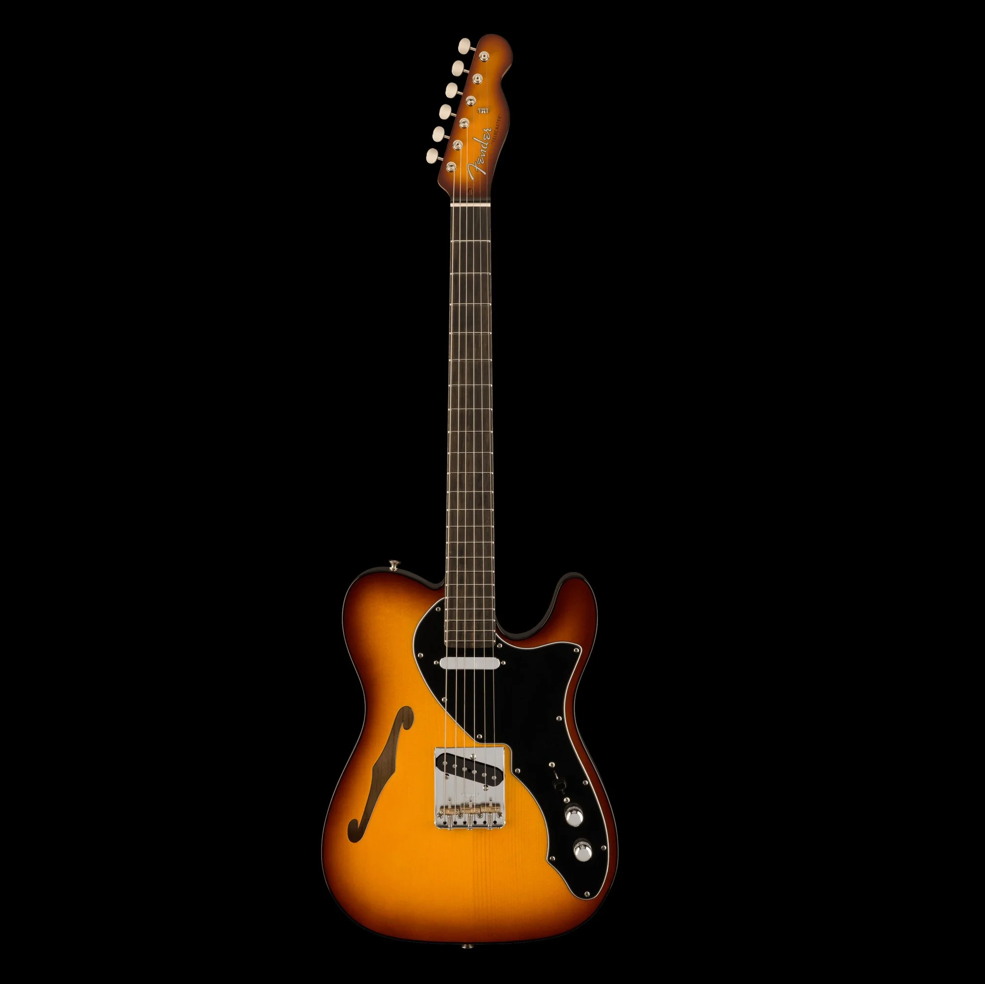 Fender Limited Edition Suona Telecaster Thinline Ebony Fingerboard Violin Burst - Serial # US23032308 - Demo - Image 2