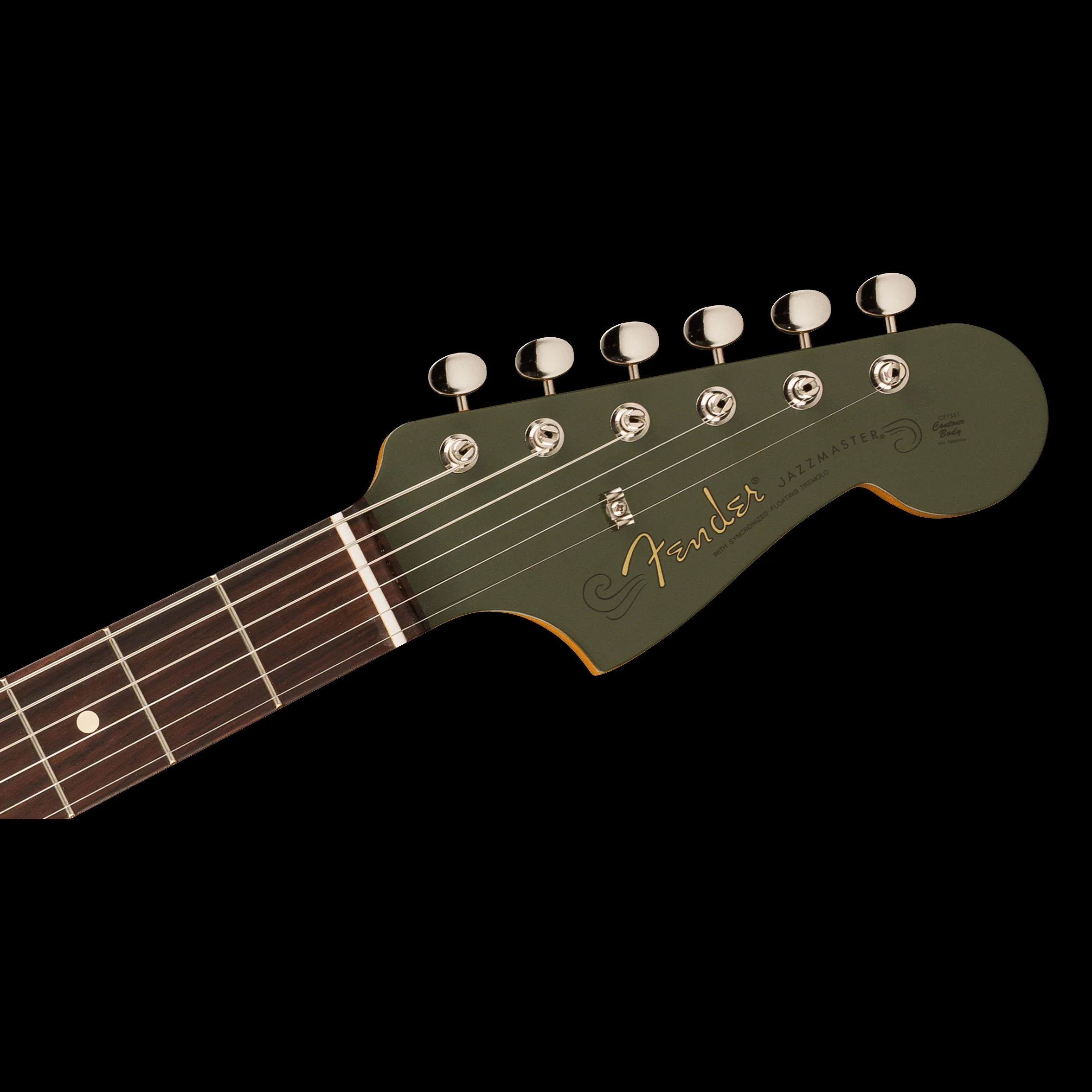Fender Limited Edition Vintera II '50s Jazzmaster Olive with Gig Bag - Image 4