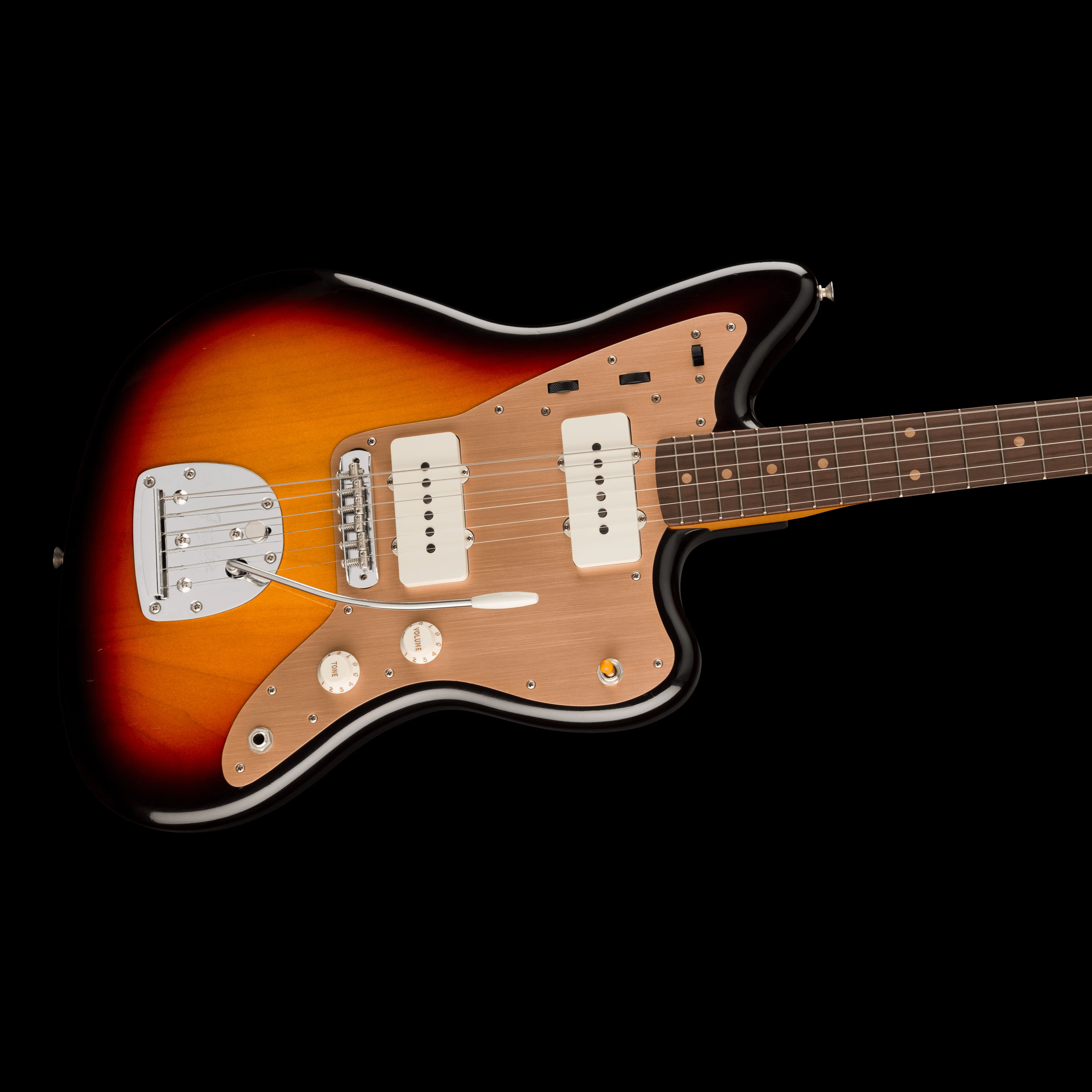 Fender Limited Edition Vintera II Road Worn '50s Jazzmaster 3-Color Sunburst with Case - Image 3