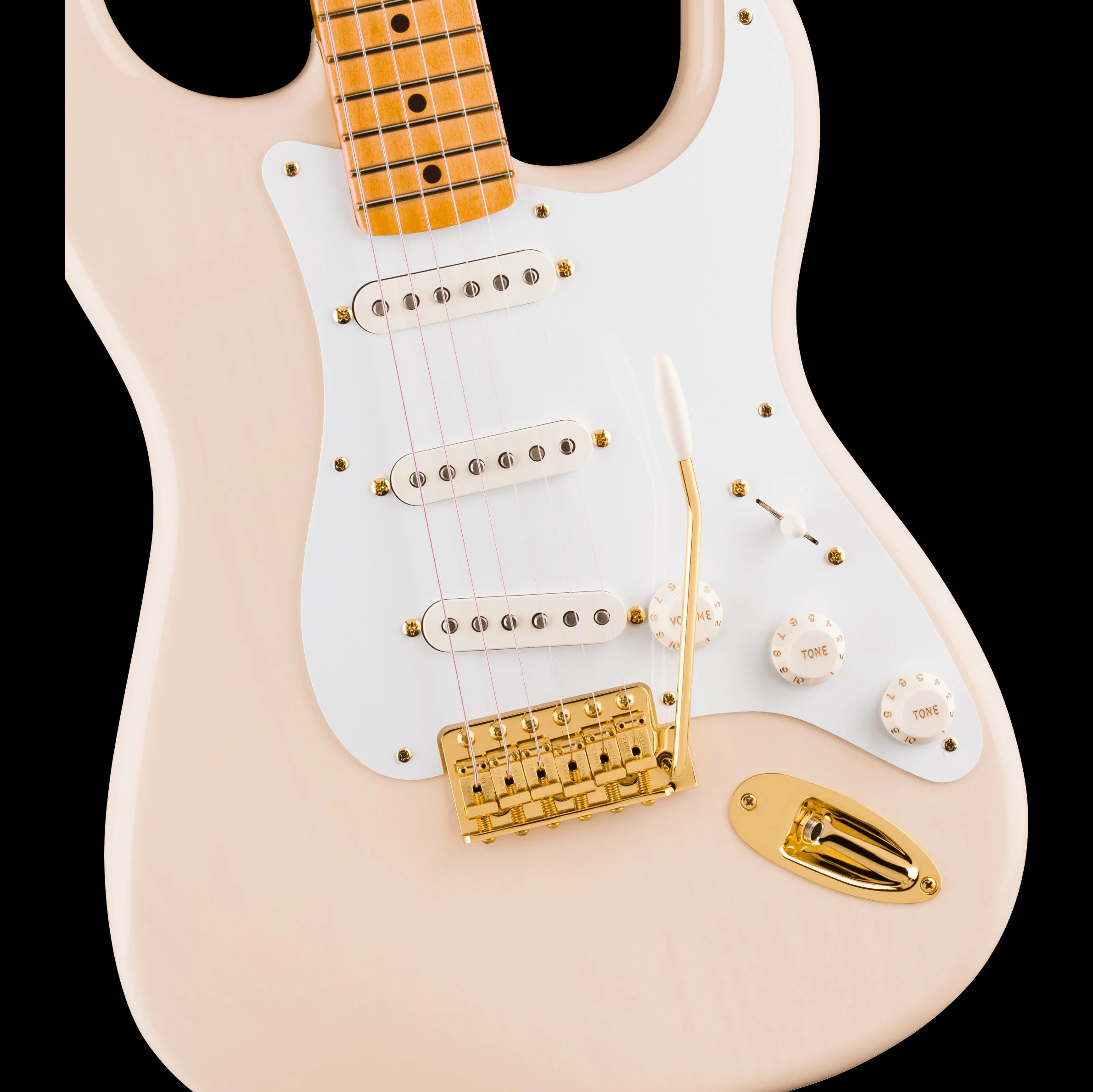 Fender Limited Edition Vintera III Late '50s Stratocaster White Blonde with Gig Bag - Image 3