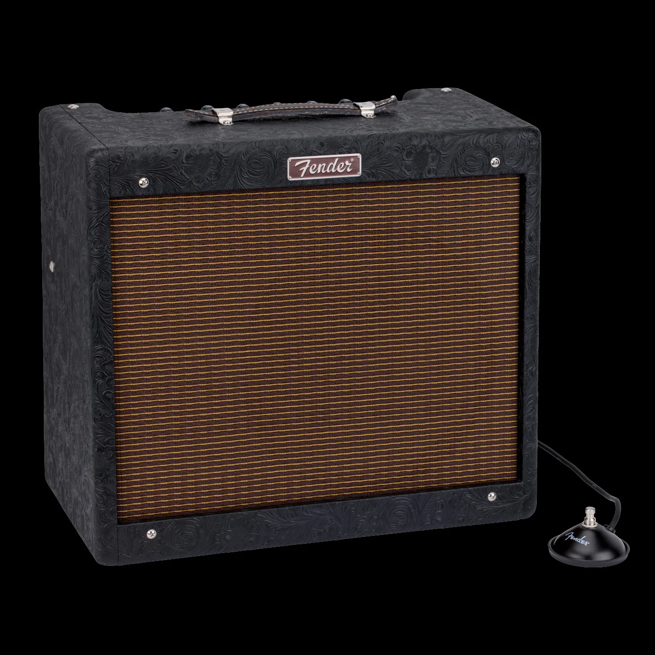 Fender Limited Editon 30th Anniversary Blues Junior IV Black Western Guitar Amp Combo - Image 4