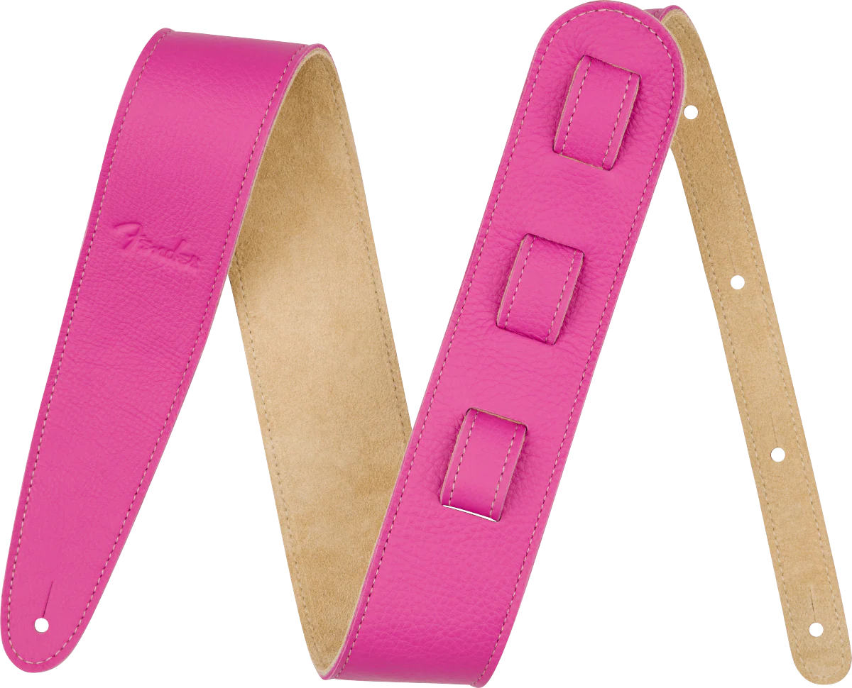 Fender Limited Leather Strap Bubblegum