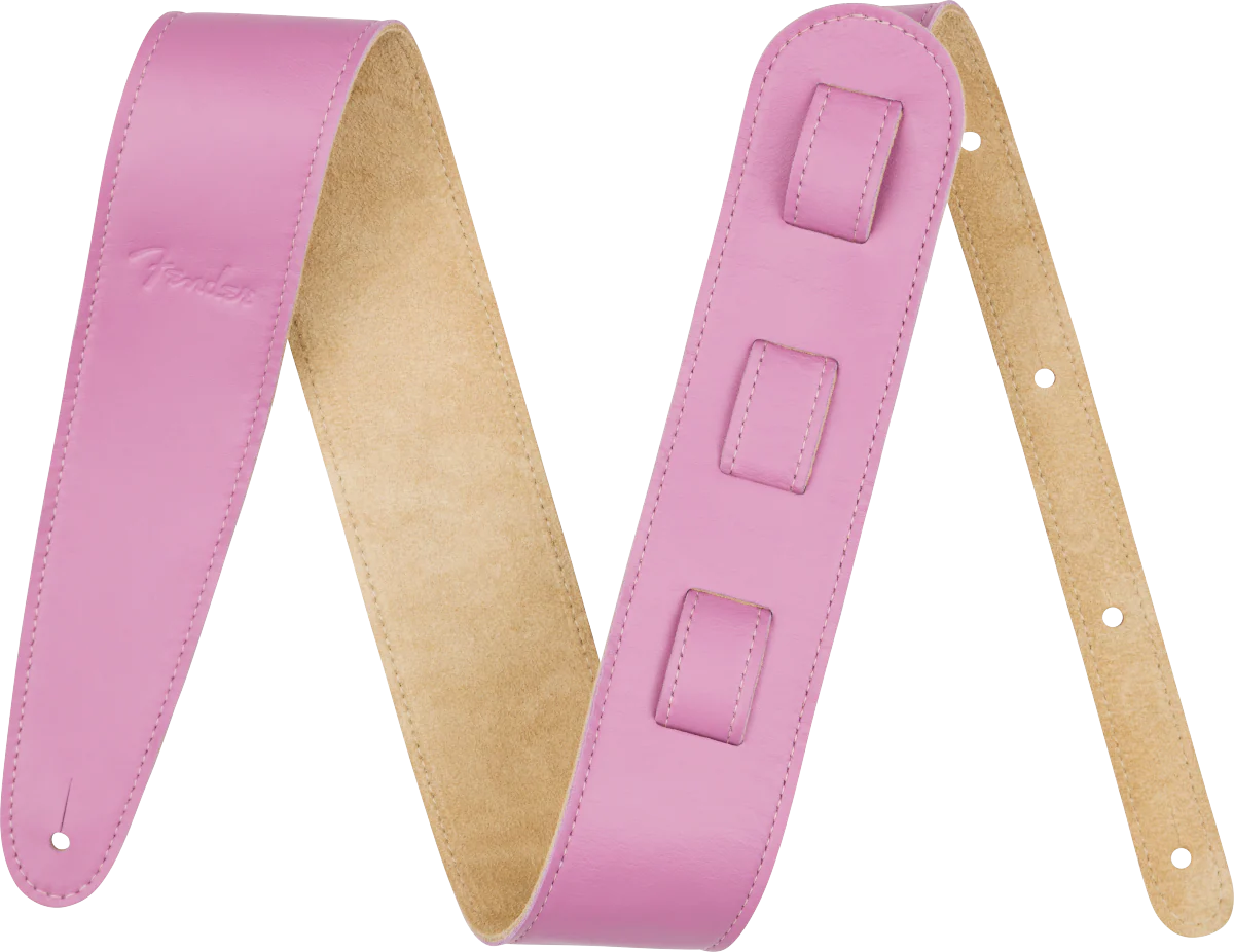 Fender Limited Leather Strap Lavender