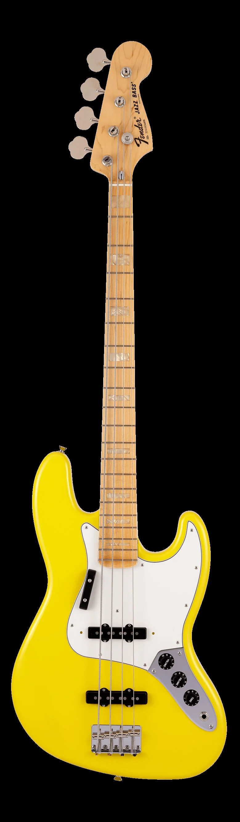 Fender Made in Japan Limited International Color Jazz Bass Maple Fingerboard Monaco Yellow With Gig Bag - Image 2