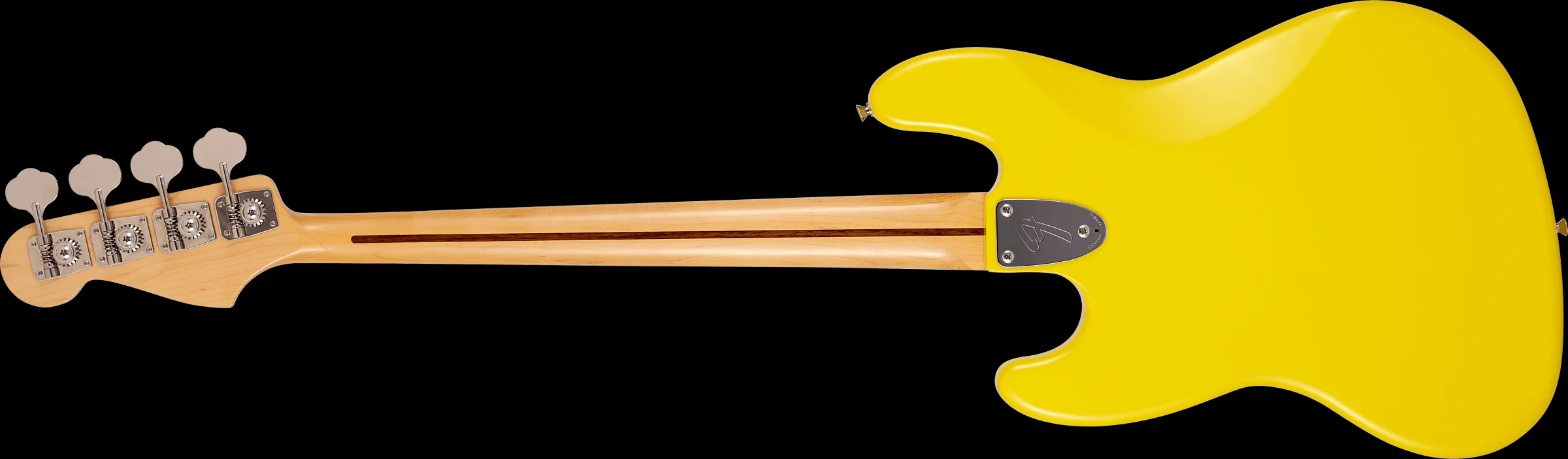 Fender Made in Japan Limited International Color Jazz Bass Maple Fingerboard Monaco Yellow With Gig Bag - Image 5