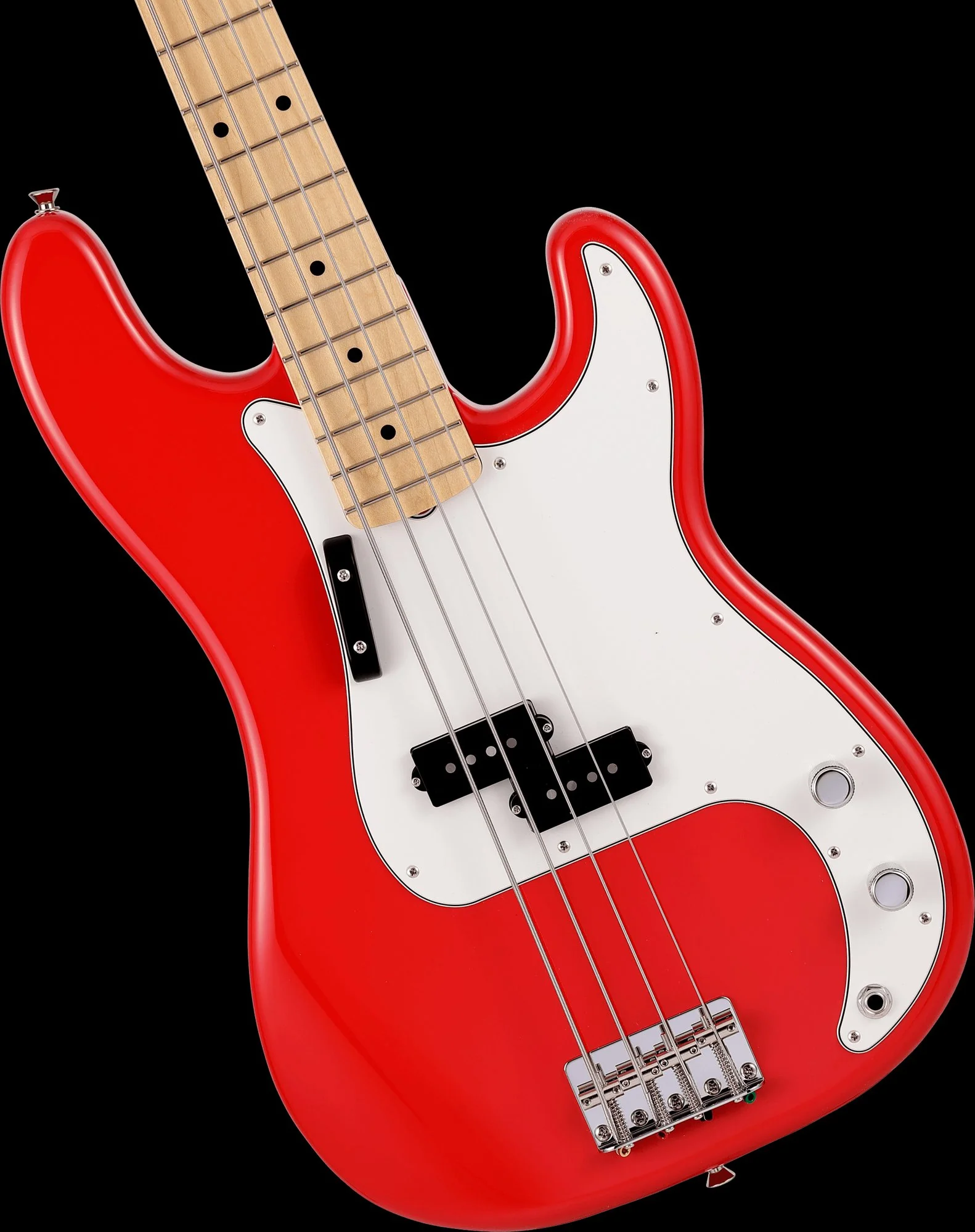 Fender MIJ Limited International Color Precision Bass Morocco Red With Bag - Image 3