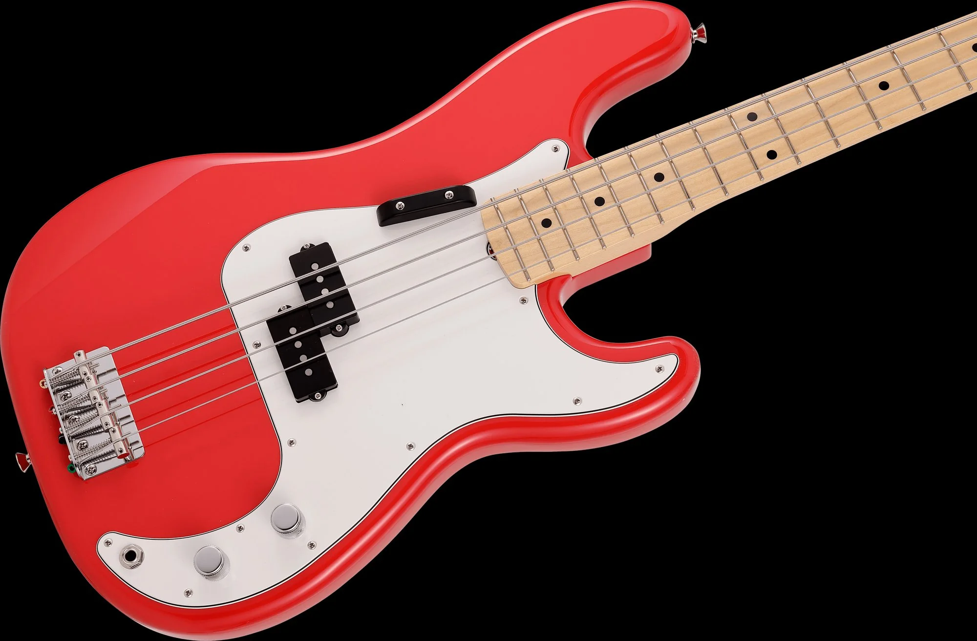 Fender MIJ Limited International Color Precision Bass Morocco Red With Bag - Image 4