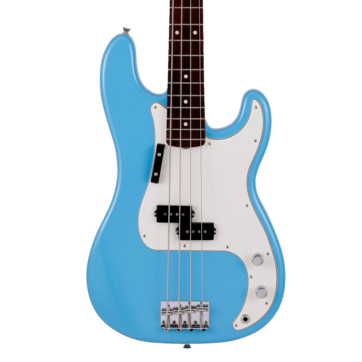 Fender Made in Japan Limited International Color Precision Bass Rosewood Fingerboard Maui Blue  With Gig Bag