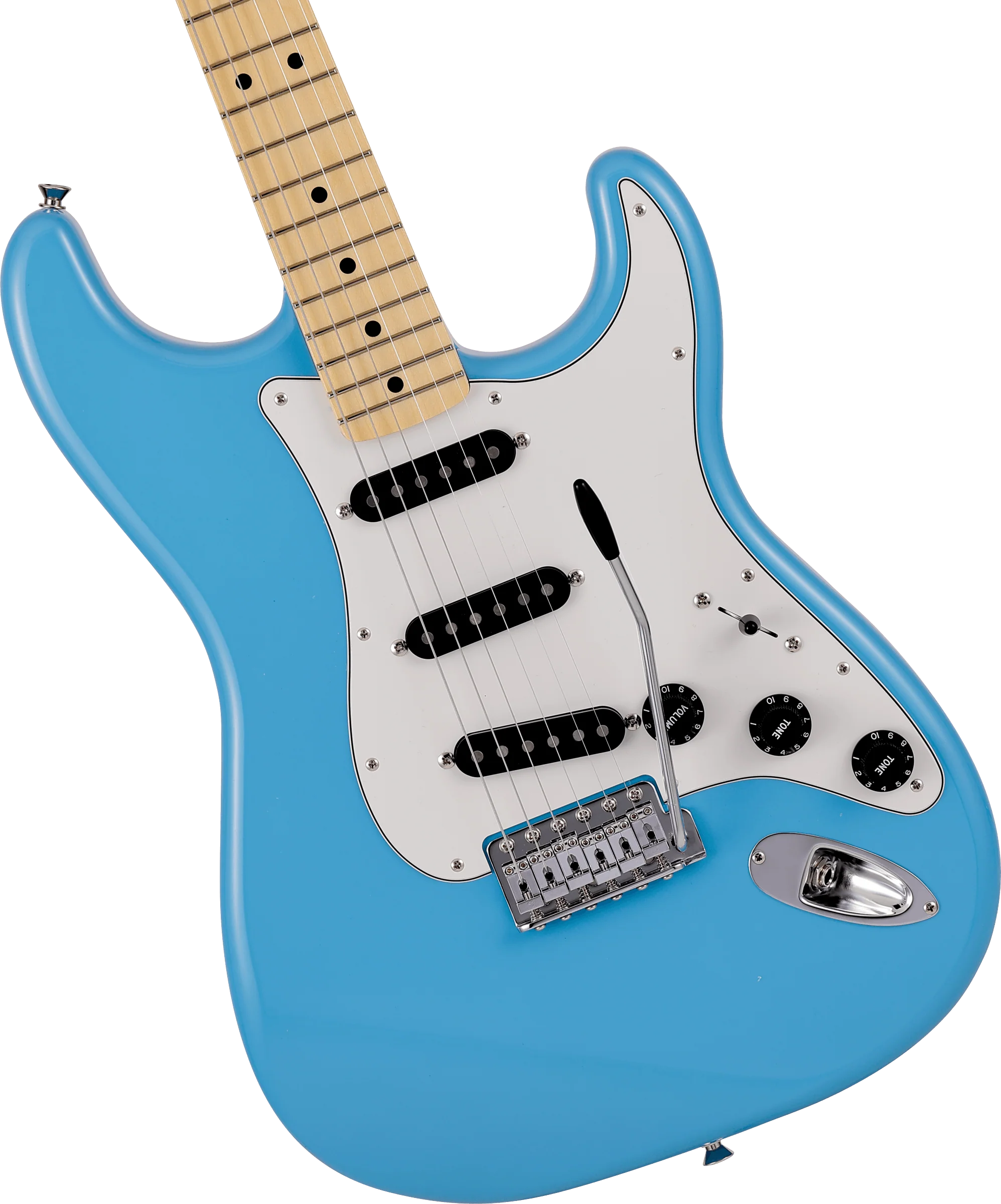 Fender Made in Japan Limited International Color Stratocaster Maple Fingerboard Maui Blue Electric Guitar With Gig Bag - Image 3