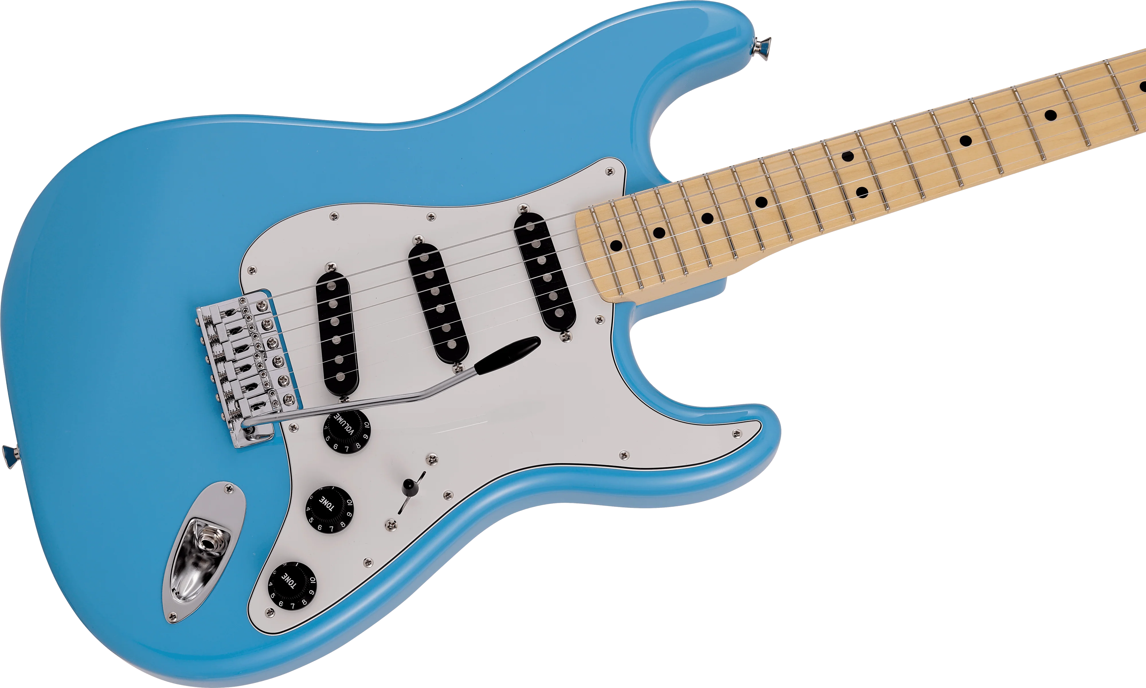 Fender Made in Japan Limited International Color Stratocaster Maple Fingerboard Maui Blue Electric Guitar With Gig Bag - Image 4