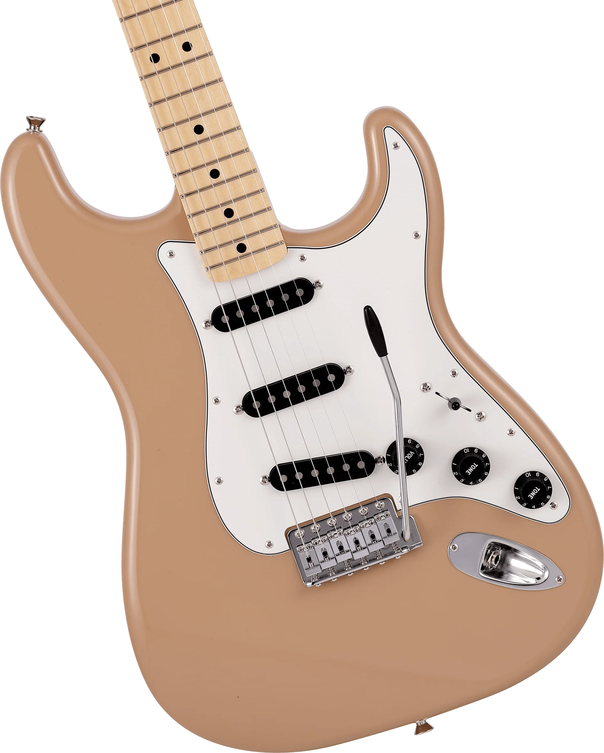 Fender Made in Japan Limited International Color Stratocaster Maple Fingerboard Sahara Taupe Electric Guitar With Gig Bag - Image 3