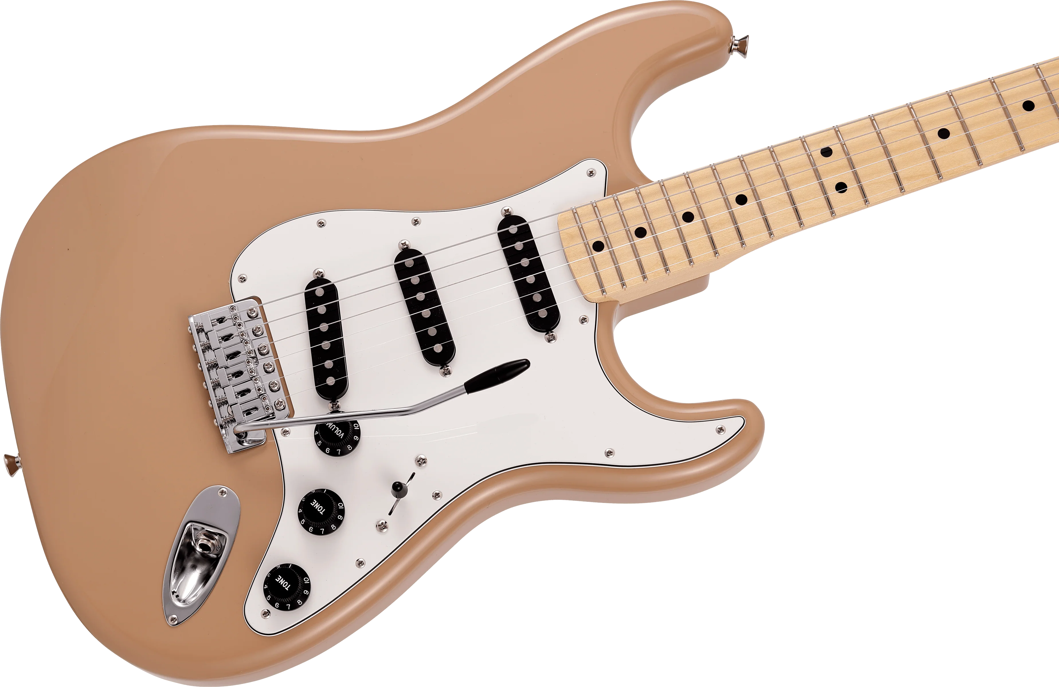 Fender Made in Japan Limited International Color Stratocaster Maple Fingerboard Sahara Taupe Electric Guitar With Gig Bag - Image 4