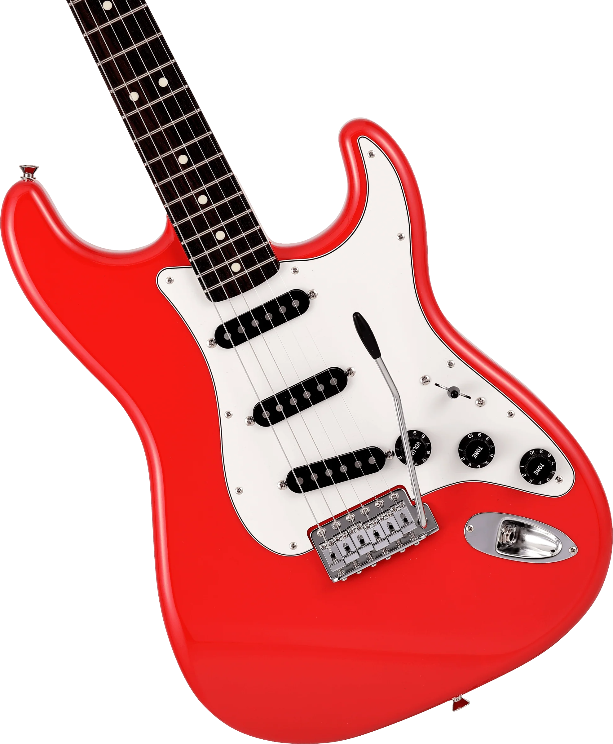 Fender Made in Japan Limited International Color Stratocaster Rosewood Fingerboard Morocco Red Electric Guitar With Gig Bag - Image 3