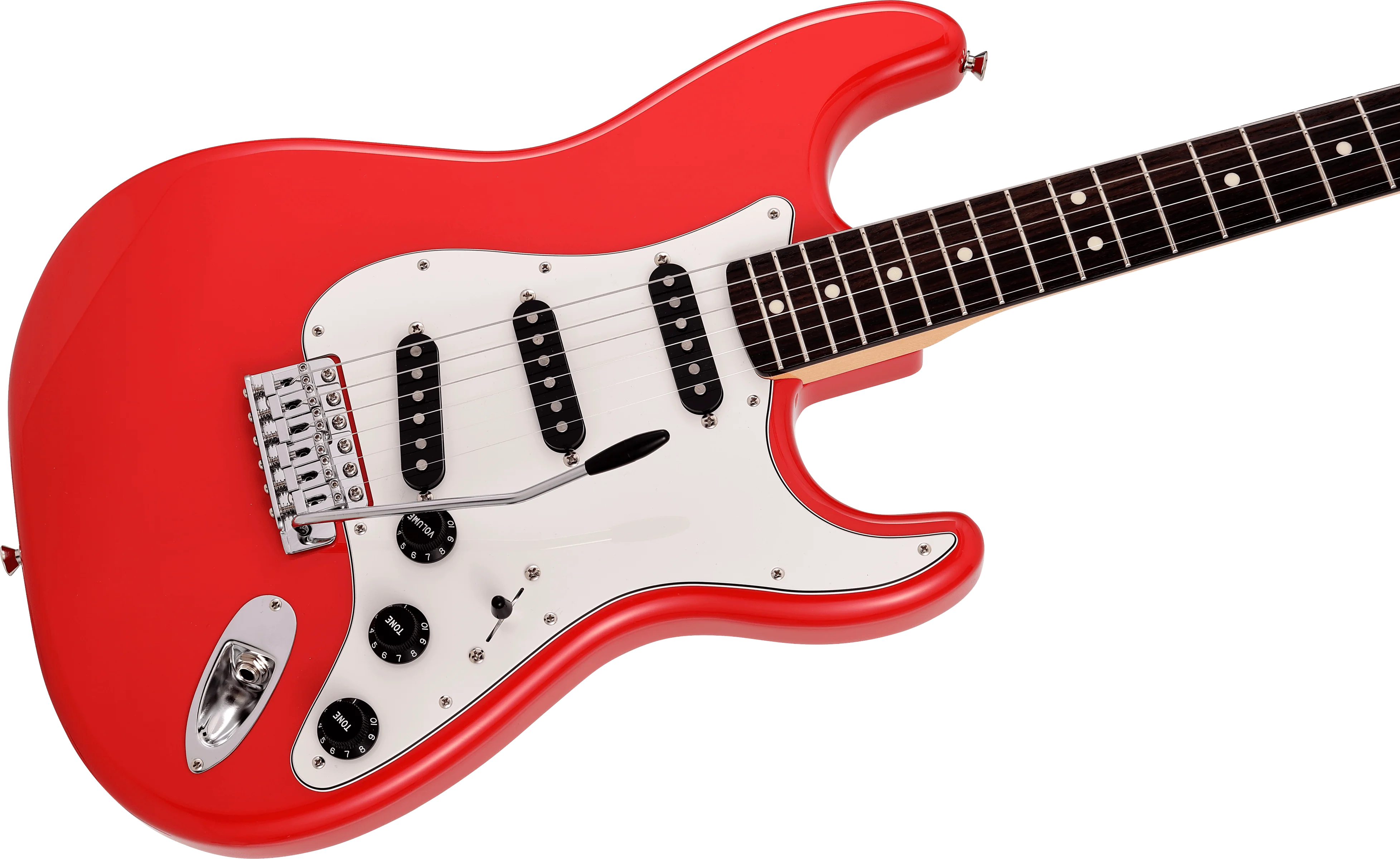 Fender Made in Japan Limited International Color Stratocaster Rosewood Fingerboard Morocco Red Electric Guitar With Gig Bag - Image 4