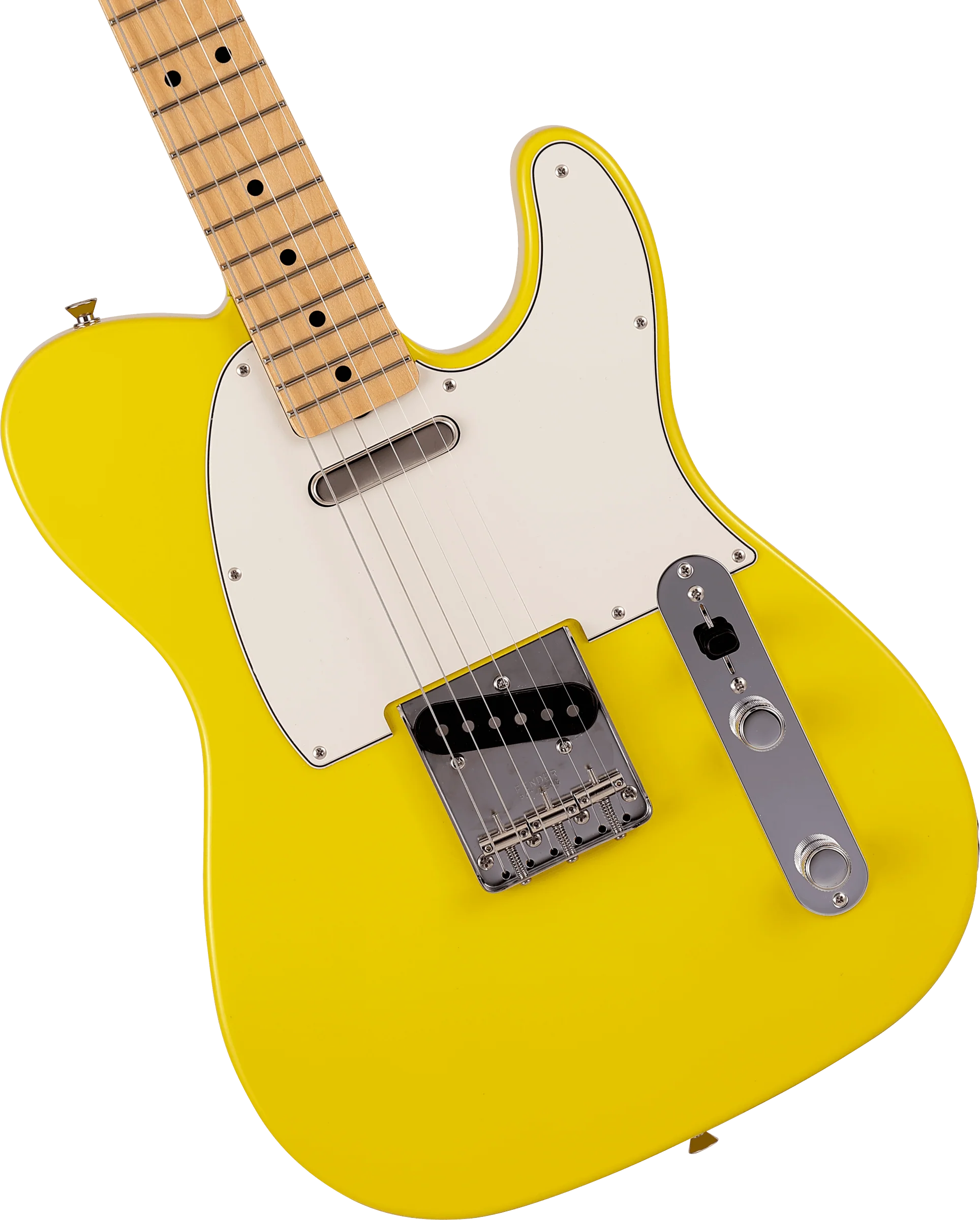 Fender Made in Japan Limited International Color Telecaster Maple Fingerboard Monaco Yellow Electric Guitar With Gig Bag - Image 3