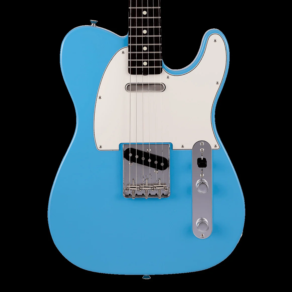 Fender Made in Japan Limited International Color Telecaster Rosewood Fingerboard Maui Blue Electric Guitar With Gig Bag