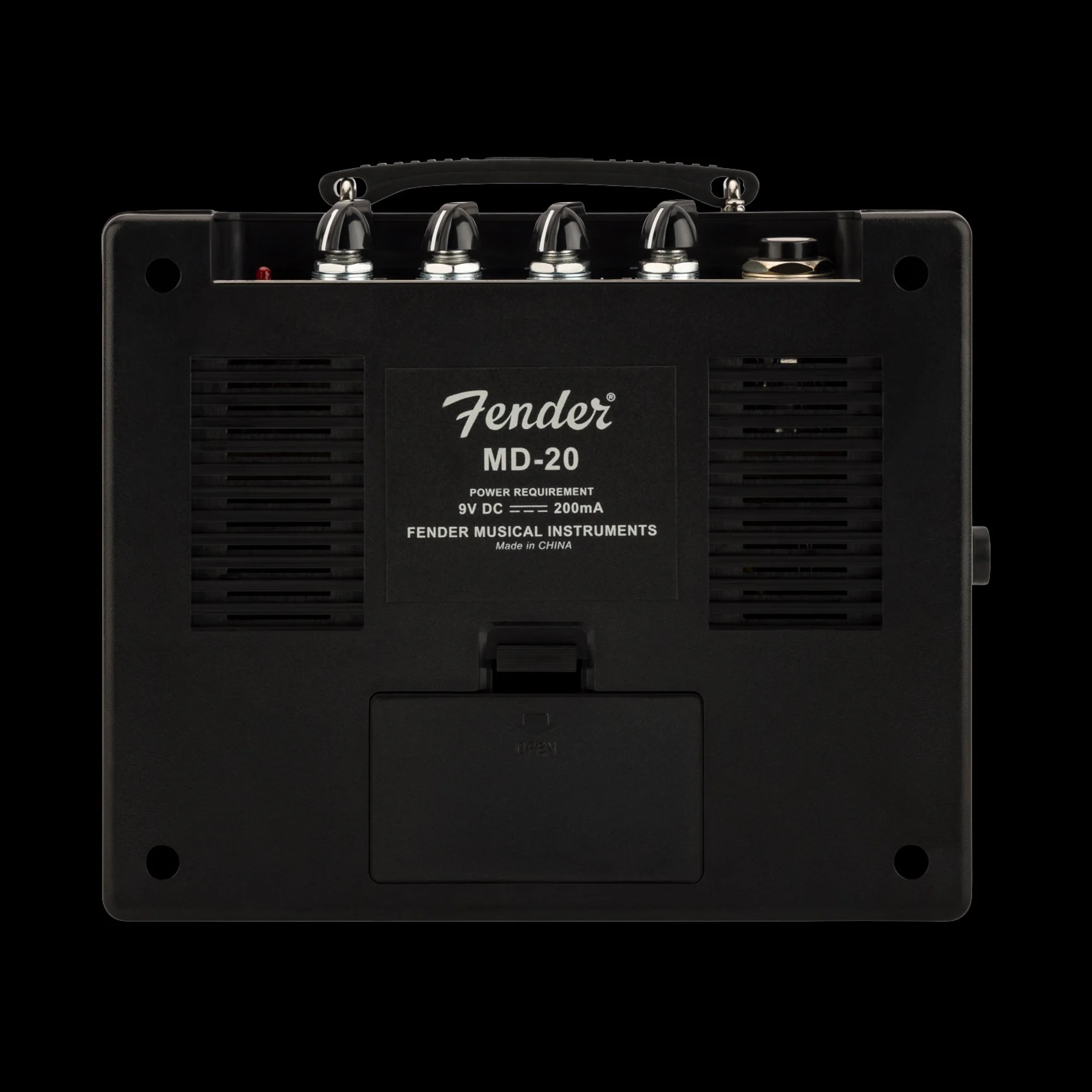 Fender MD20 Mini Deluxe Black Battery-Powered Guitar Amp Combo - Image 2