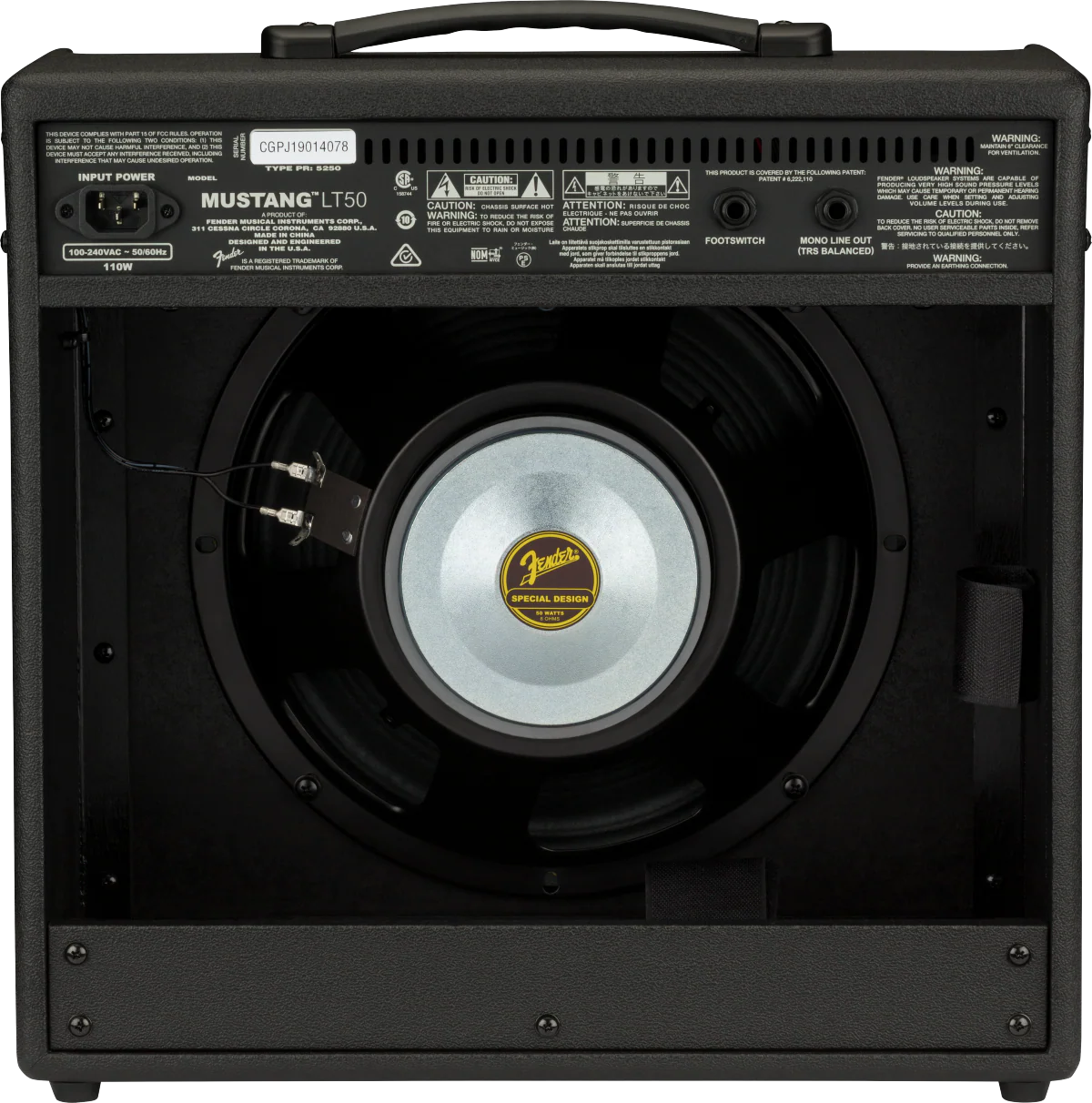 Fender Mustang LT50 Guitar Amplifier Combo - Image 4