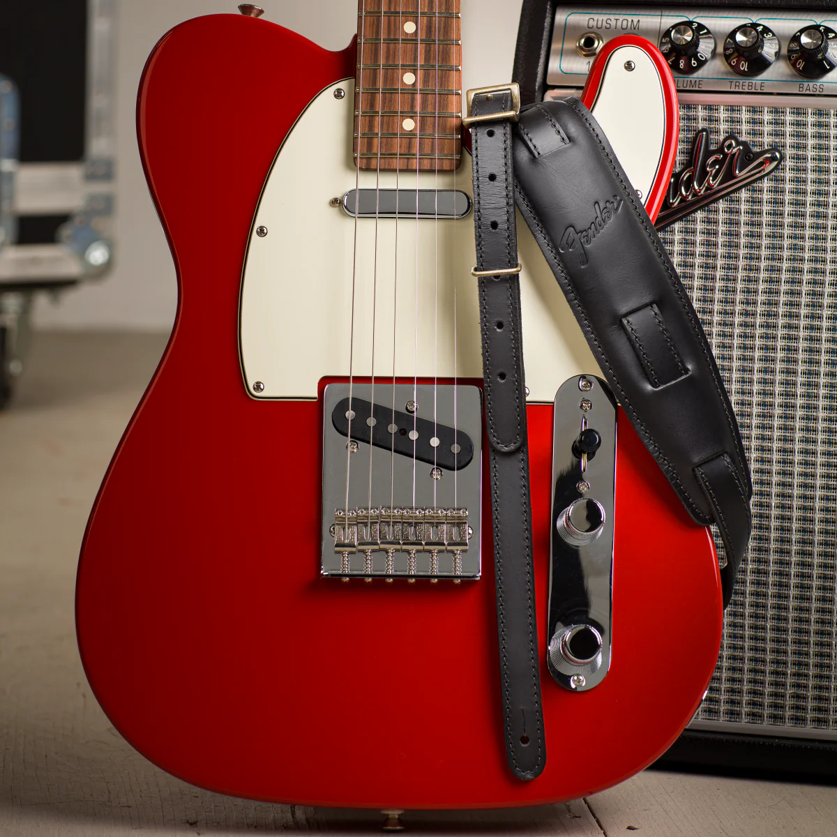 Fender Mustang Saddle Strap Long Black - Image 6