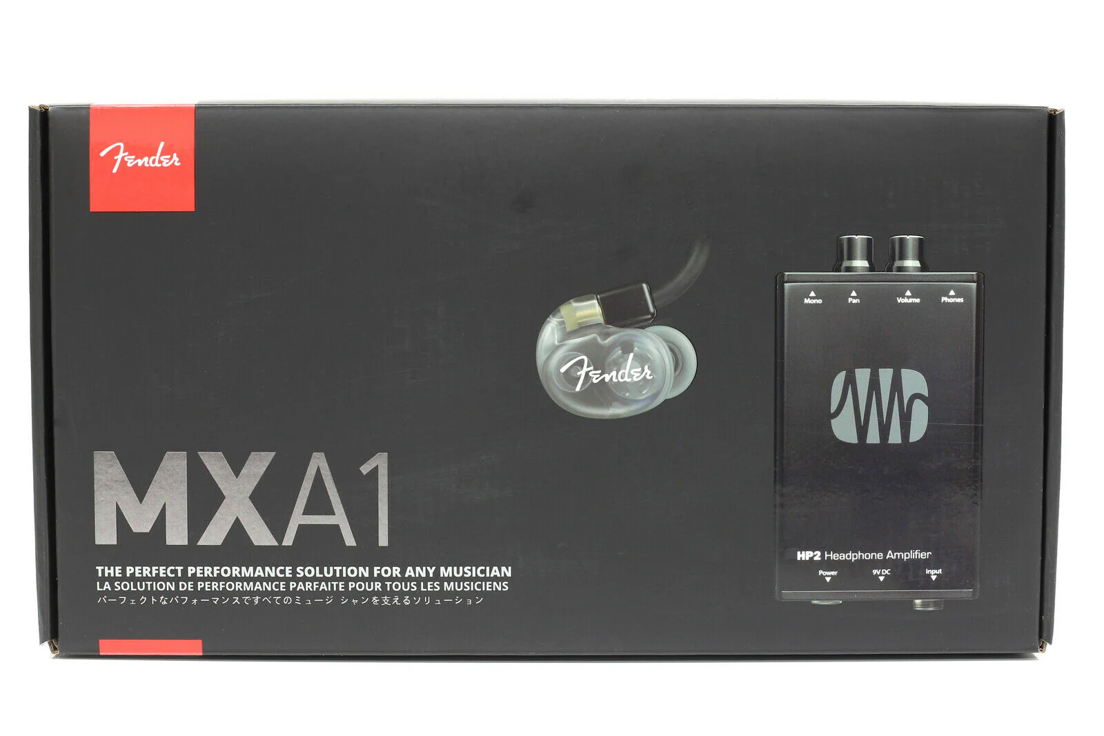 Fender MXA1 Bundle with DXA1 Pro In-Ear Monitors And PreSonus HP2 Headphone Amplifier - Image 2