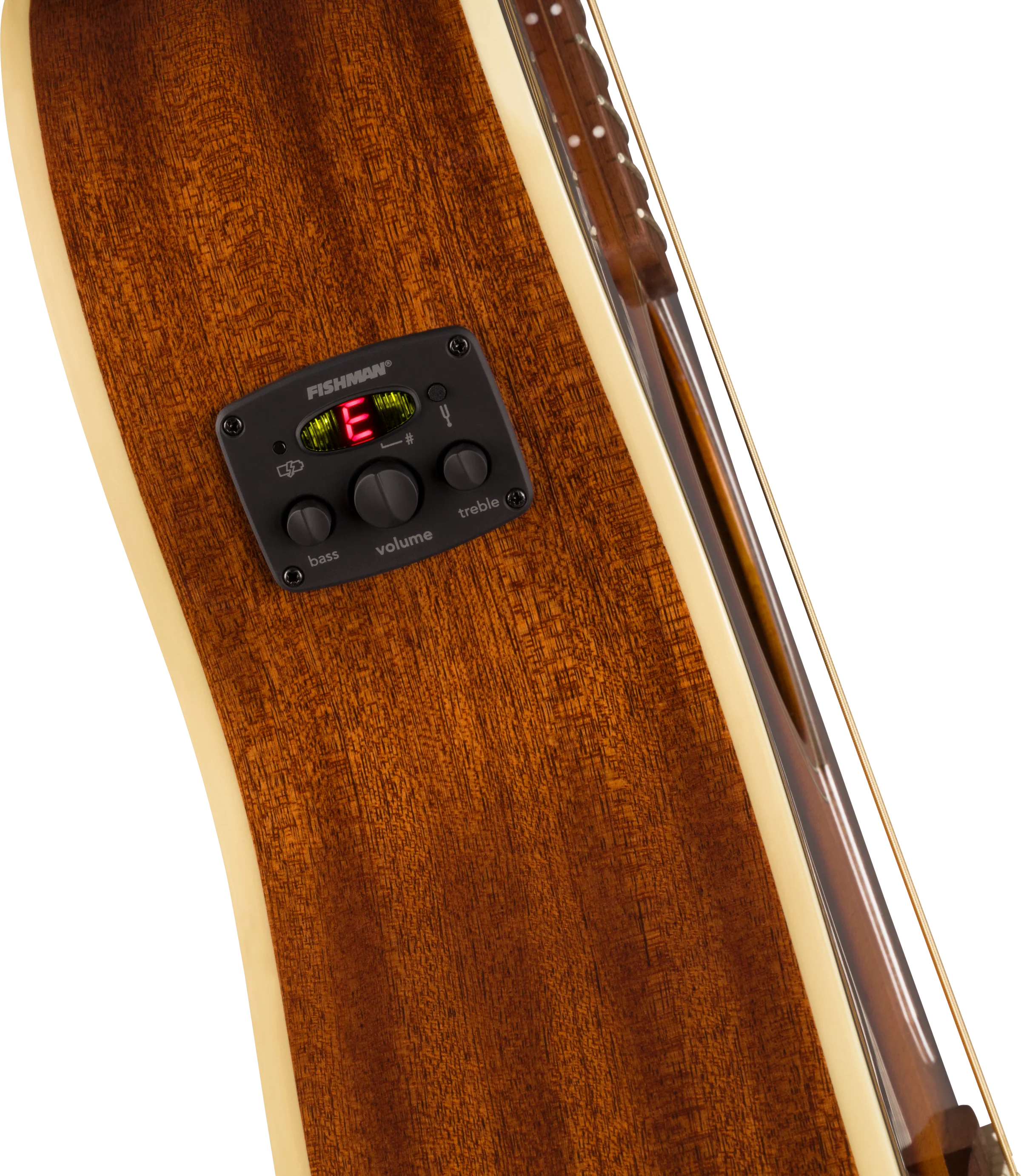 Fender Newporter Player Walnut Fingerboard Sunburst Acoustic Guitar - Image 6