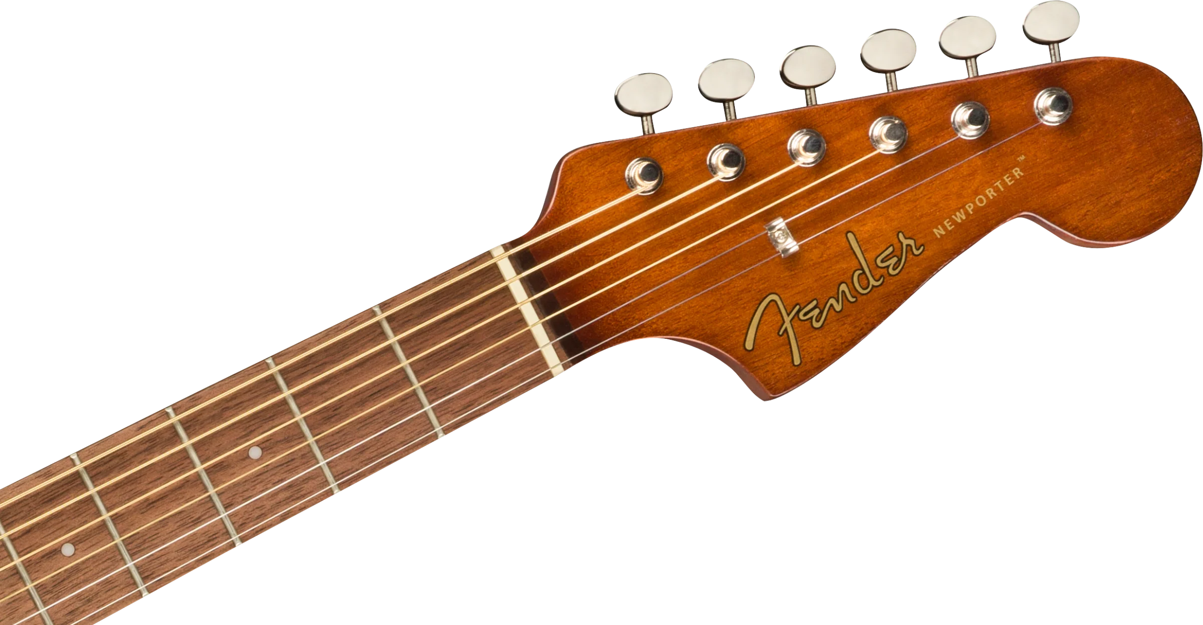 Fender Newporter Player Walnut Fingerboard Sunburst Acoustic Guitar - Image 8