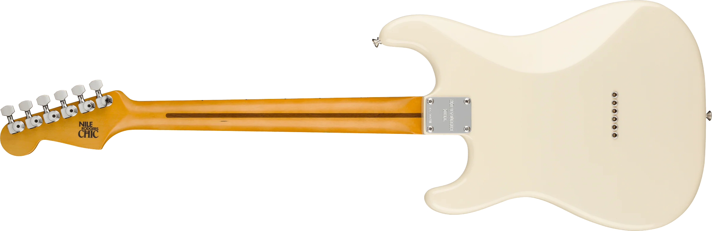 Fender Artist Series Nile Rodgers Hitmaker Stratocaster Maple Fingerboard Olympic White with Case - Image 5