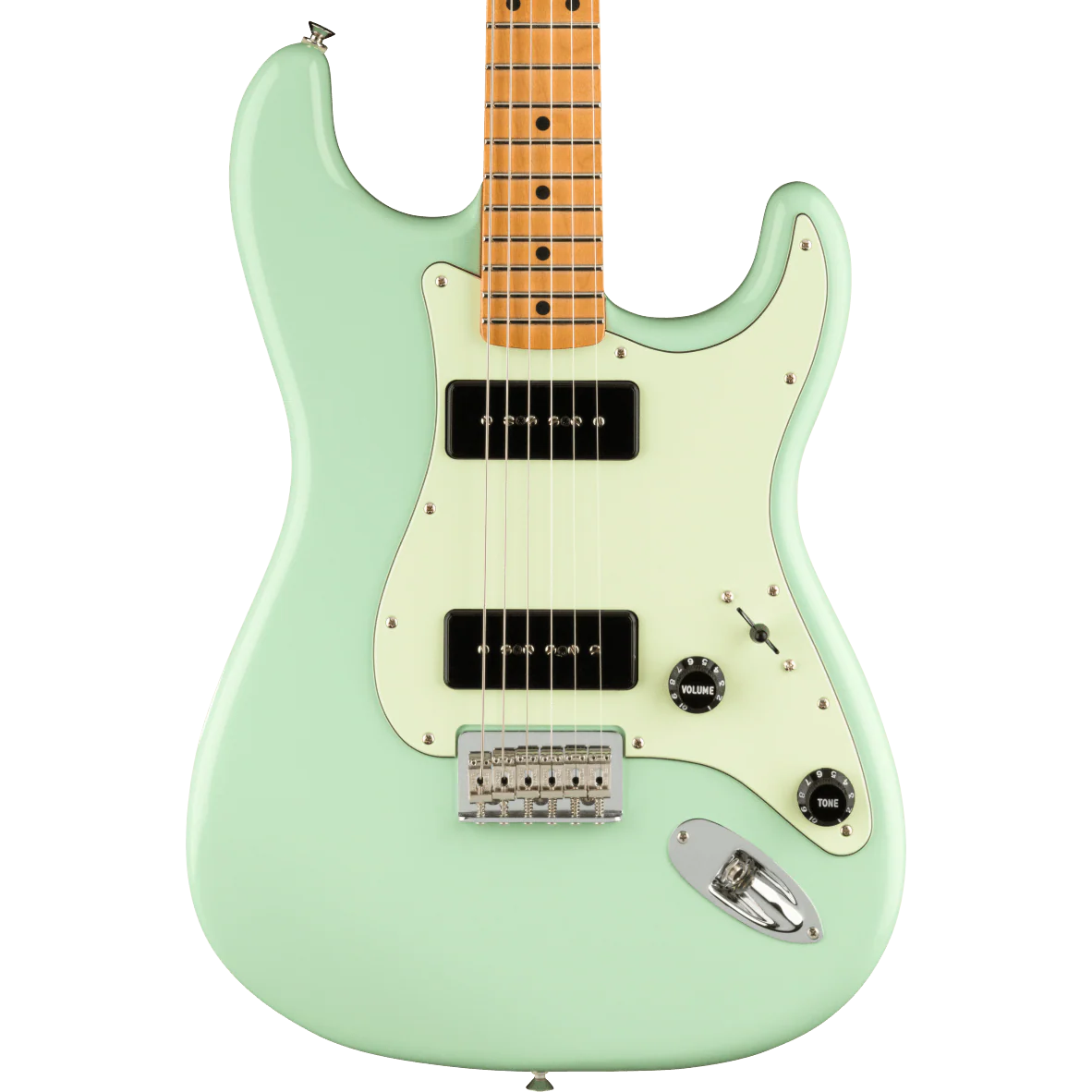 Fender Noventa Stratocaster Maple Fingerboard Surf Green Electric Guitar