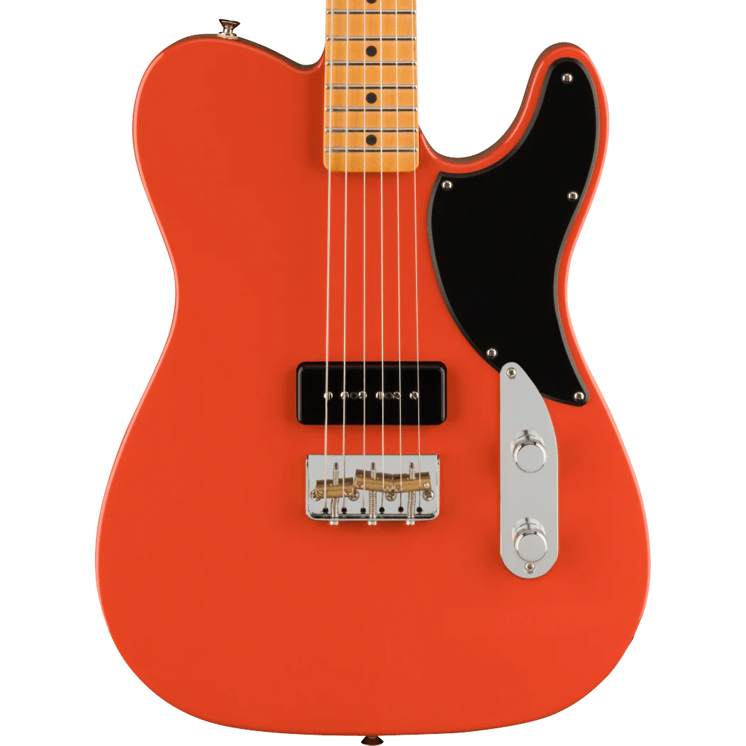Fender Noventa Telecaster Maple Fingerboard Fiesta Red Electric Guitar
