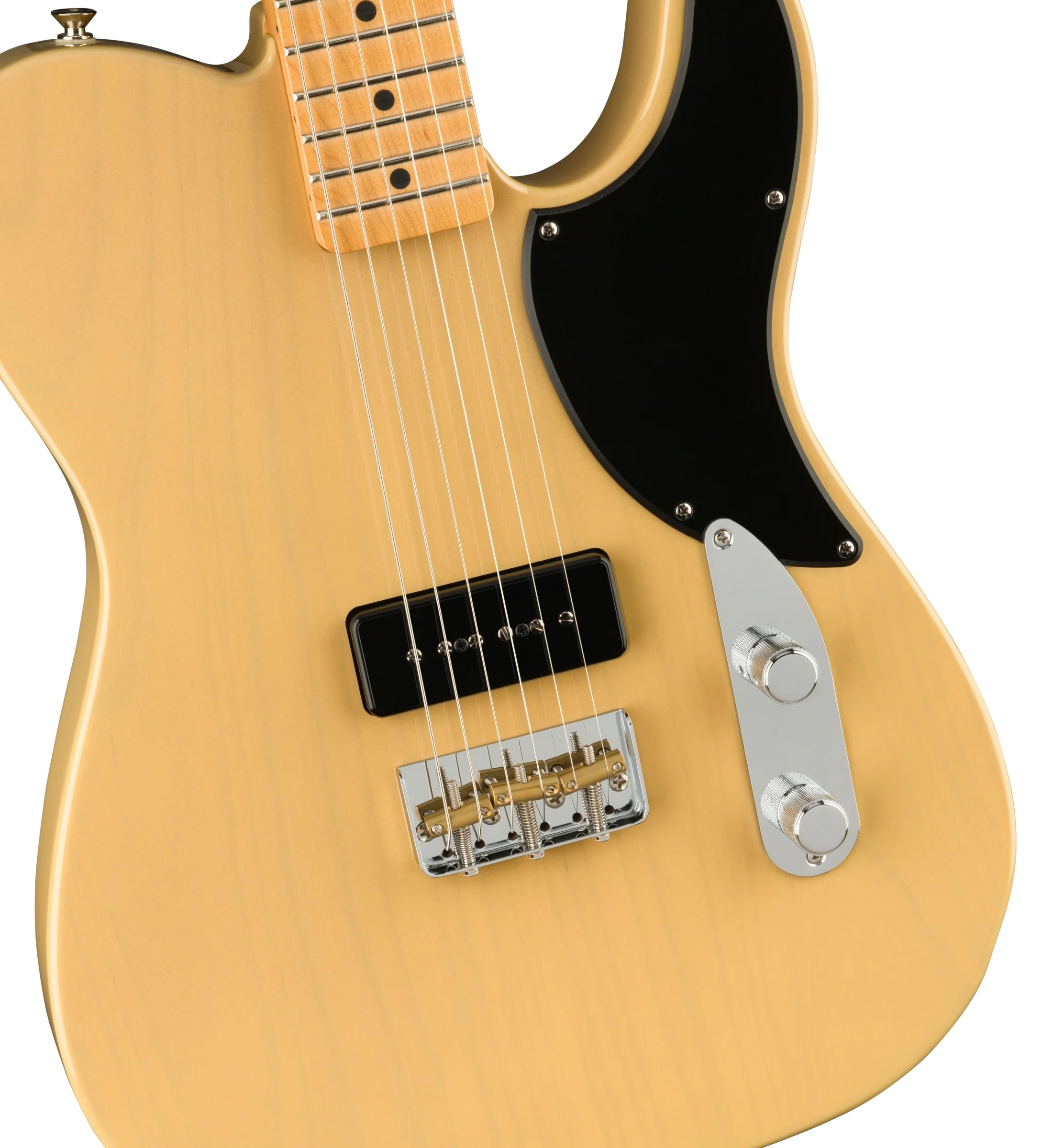 Fender Noventa Telecaster Maple Fingerboard Vintage Blonde Electric Guitar - Image 4