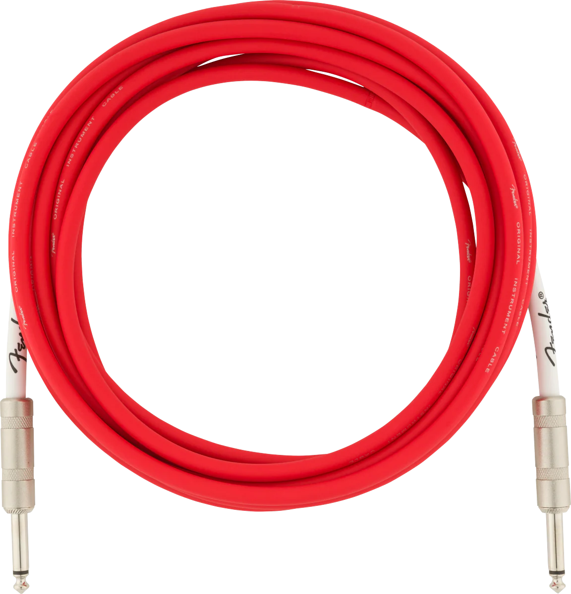 Fender Original 15ft. Instrument Cable Fiesta Red - 990515010 - Image 2