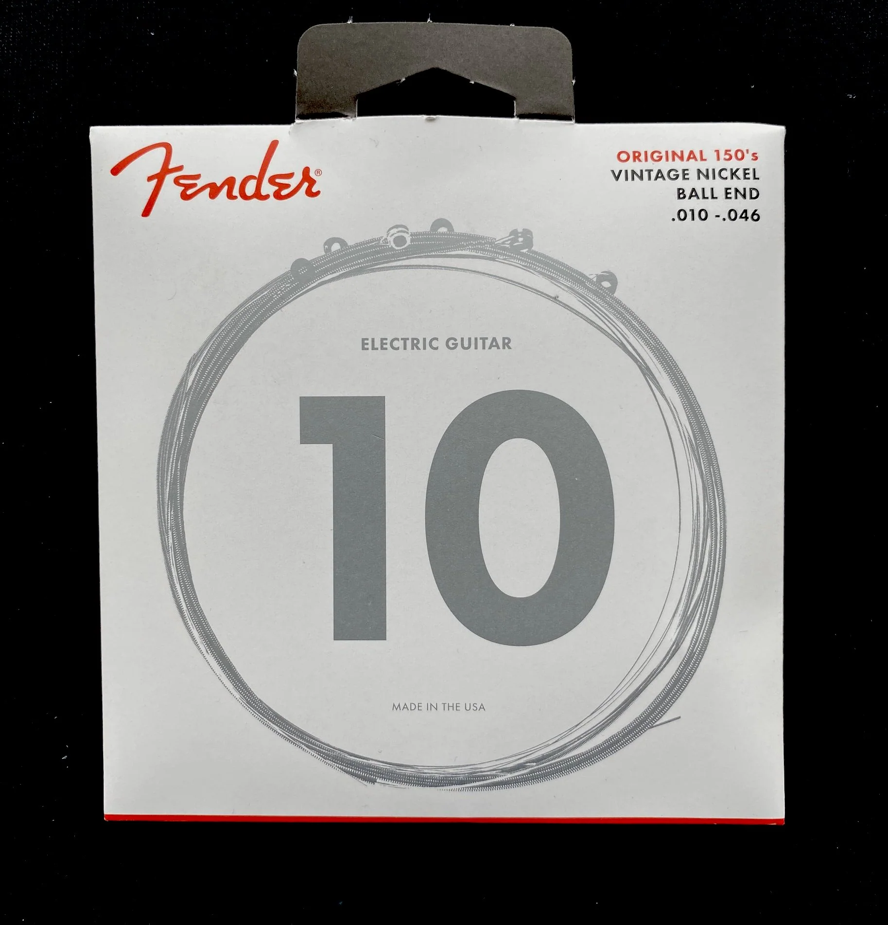 Fender Original 150 Pure Nickel Wound Ball End 150R .010-.046 Electric Guitar Strings