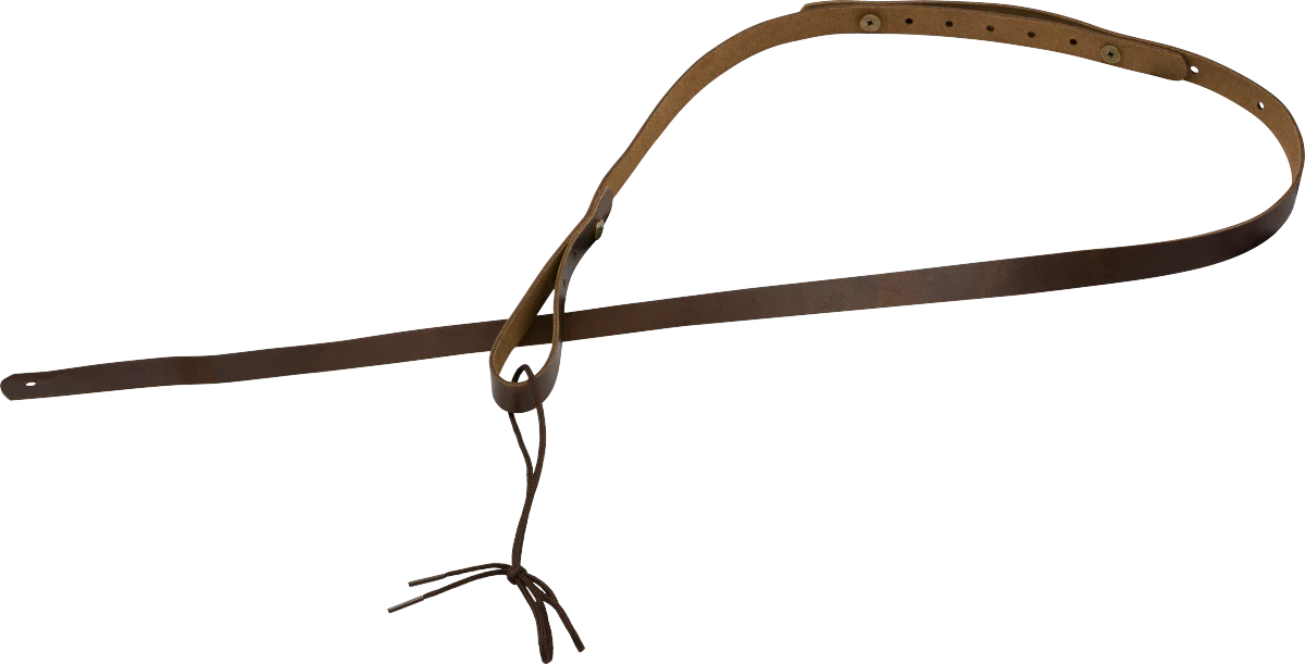 Fender Paramount Mandolin Leather Strap Brown Straps - Image 3