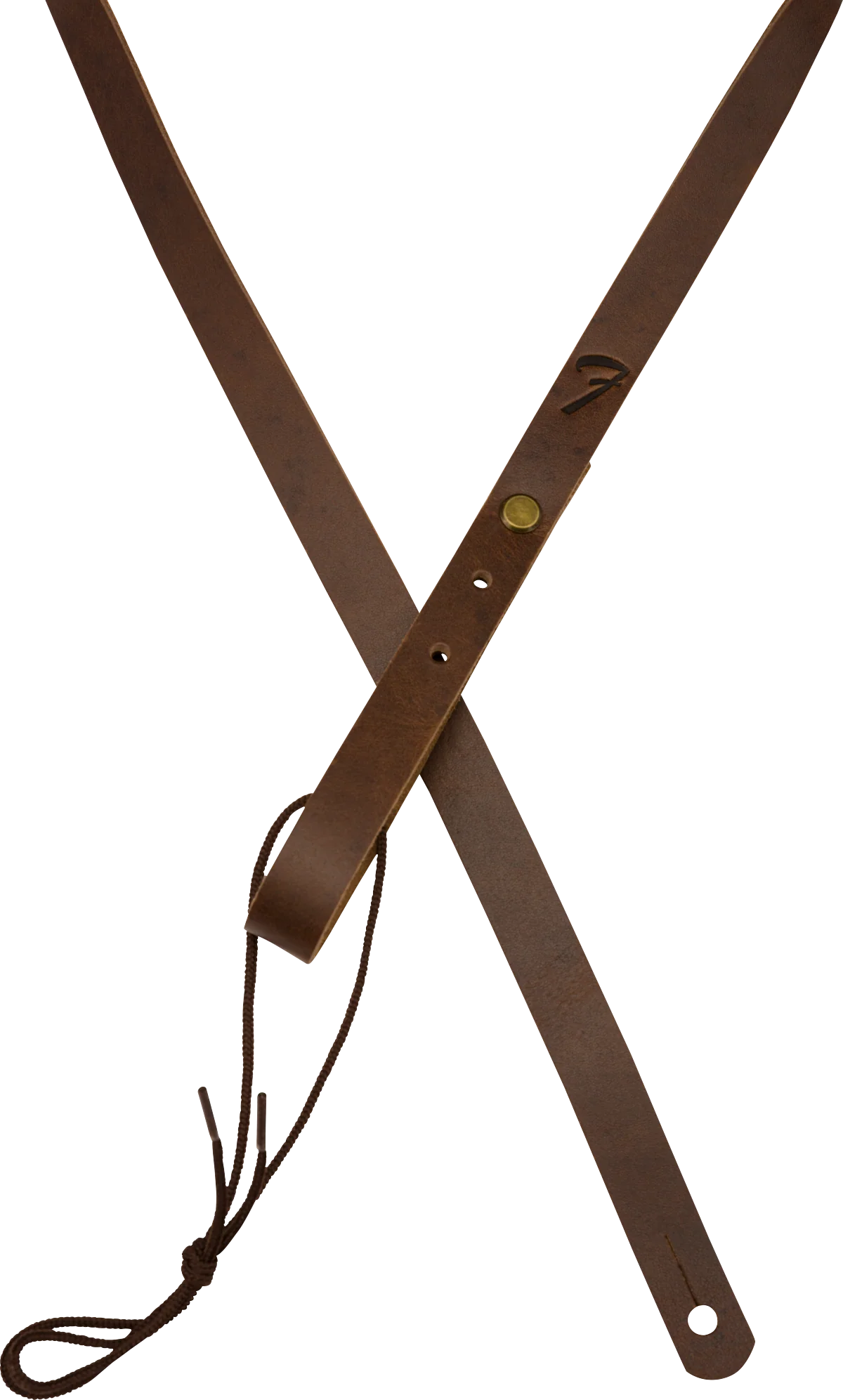 Fender Paramount Mandolin Leather Strap Brown Straps - Image 4