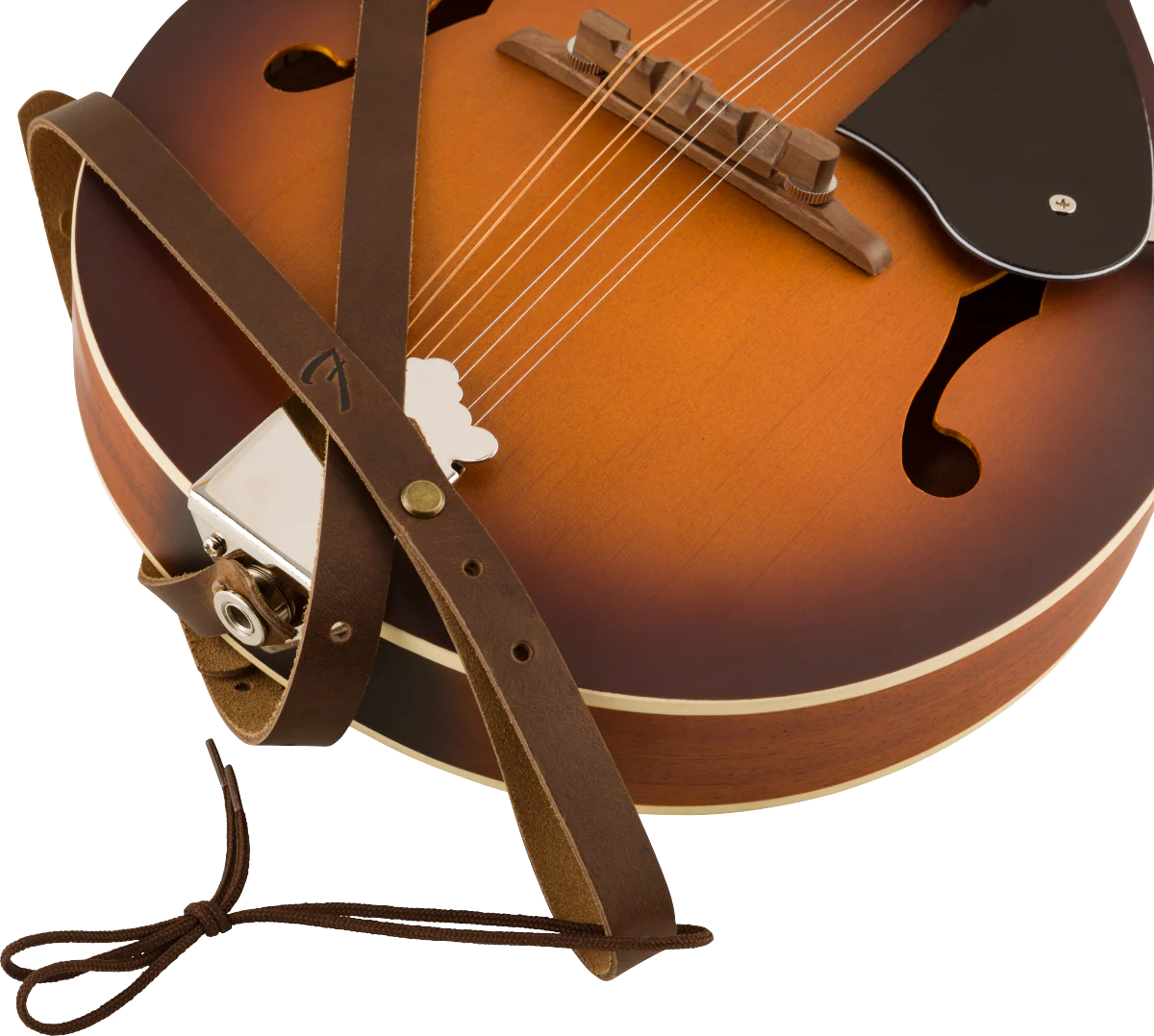 Fender Paramount Mandolin Leather Strap Brown Straps - Image 6