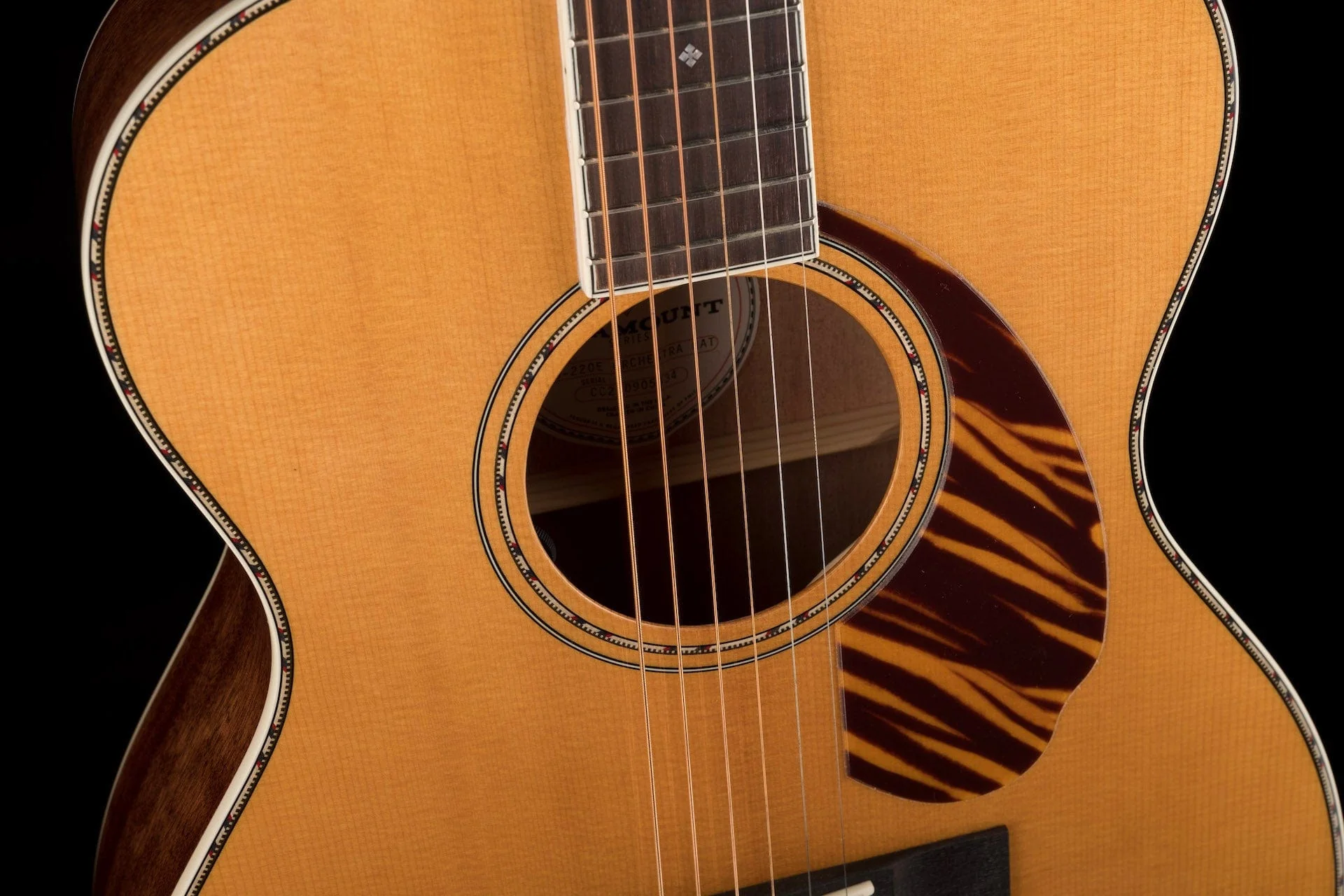 Used Fender Paramount PO 220E Orchestra Natural with Case - Image 7