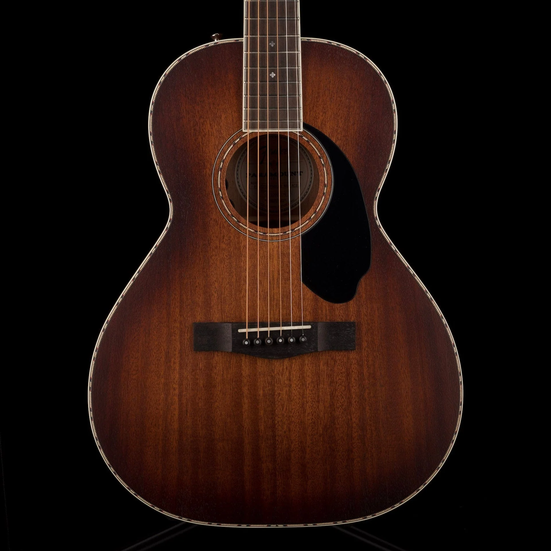 Used Fender Paramount PS-220E Parlor Aged Cognac Burst with Case