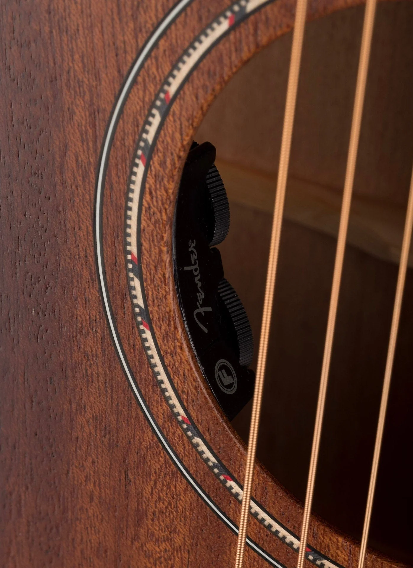 Used Fender Paramount PS-220E Parlor Aged Cognac Burst with Case - Image 10